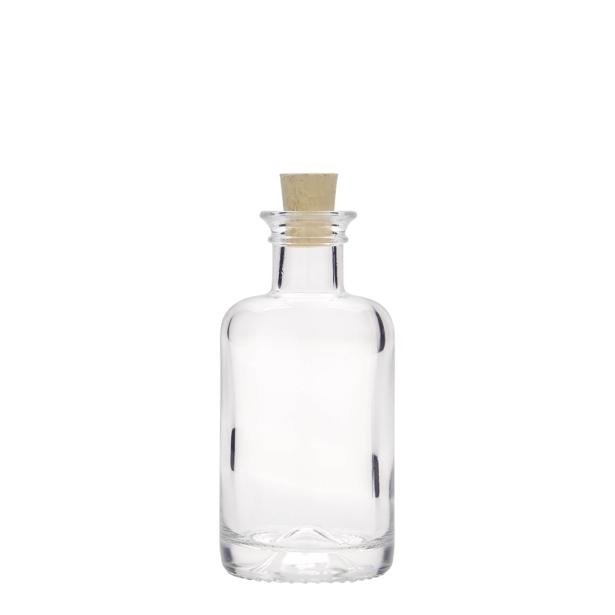 100 ml butelka szklana apteczna, szyjka: korek