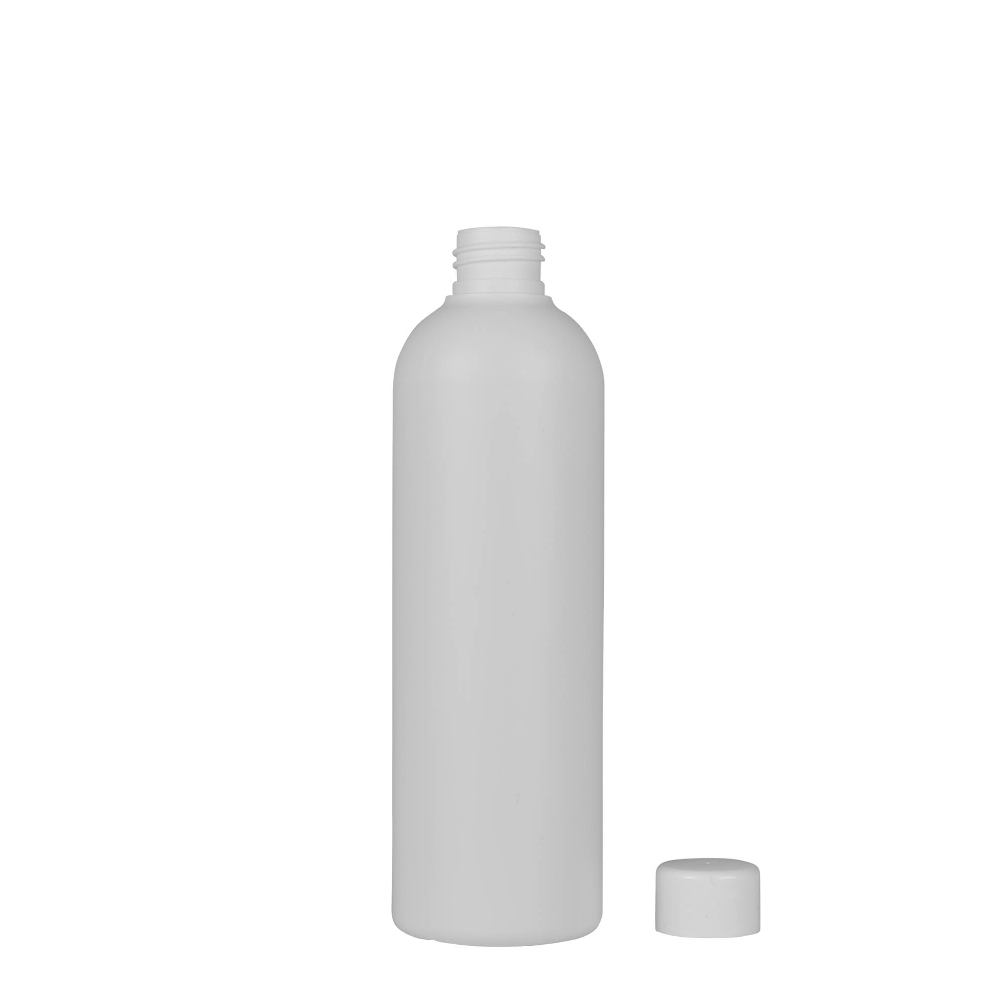 300 ml butelka plastikowa 'Tuffy', HDPE, biały, gwint: 24/410 300 ml butelka plastikowa 'Tuffy', HDPE, biały, gwint: 24/410