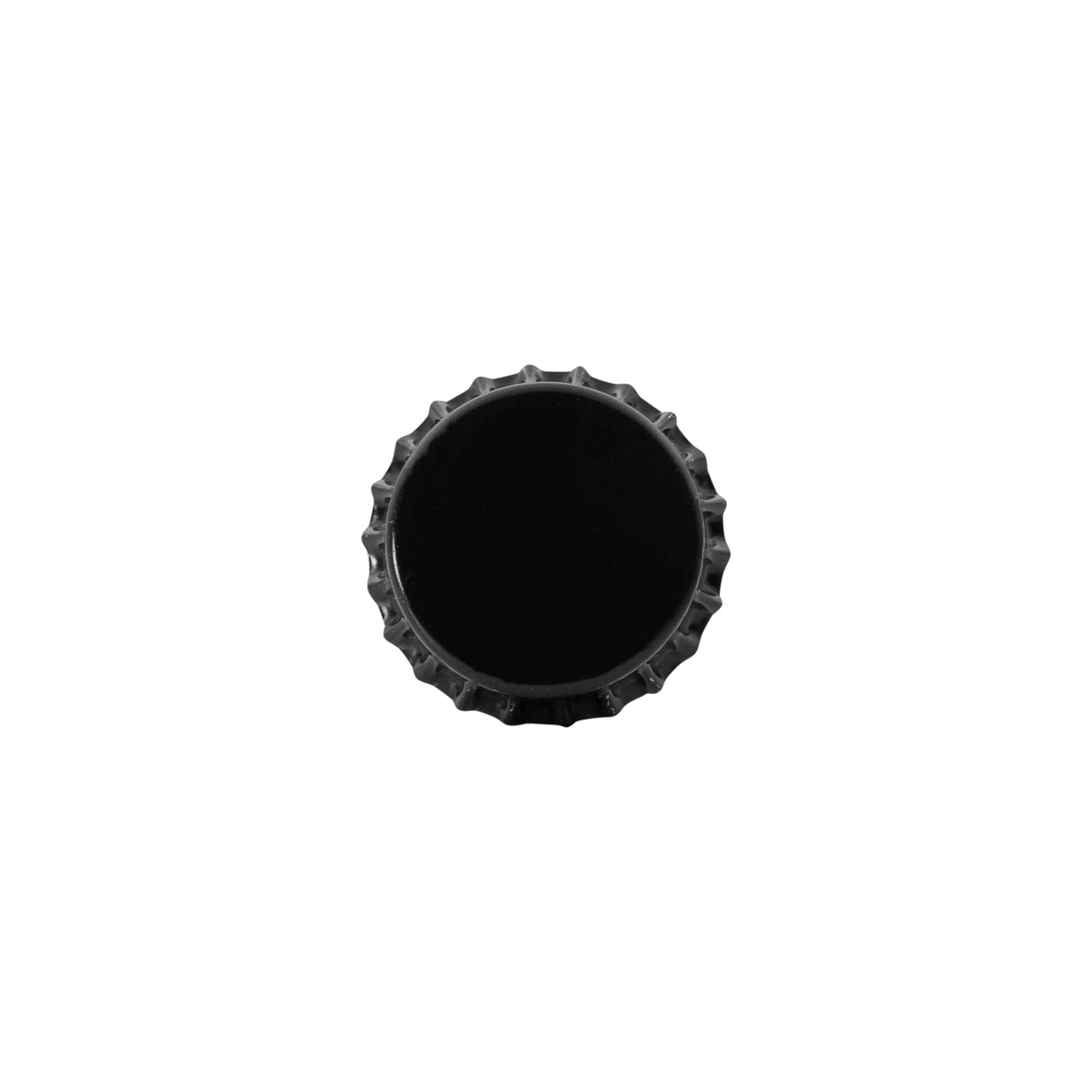 Kapsle 29 mm, metal, czarne