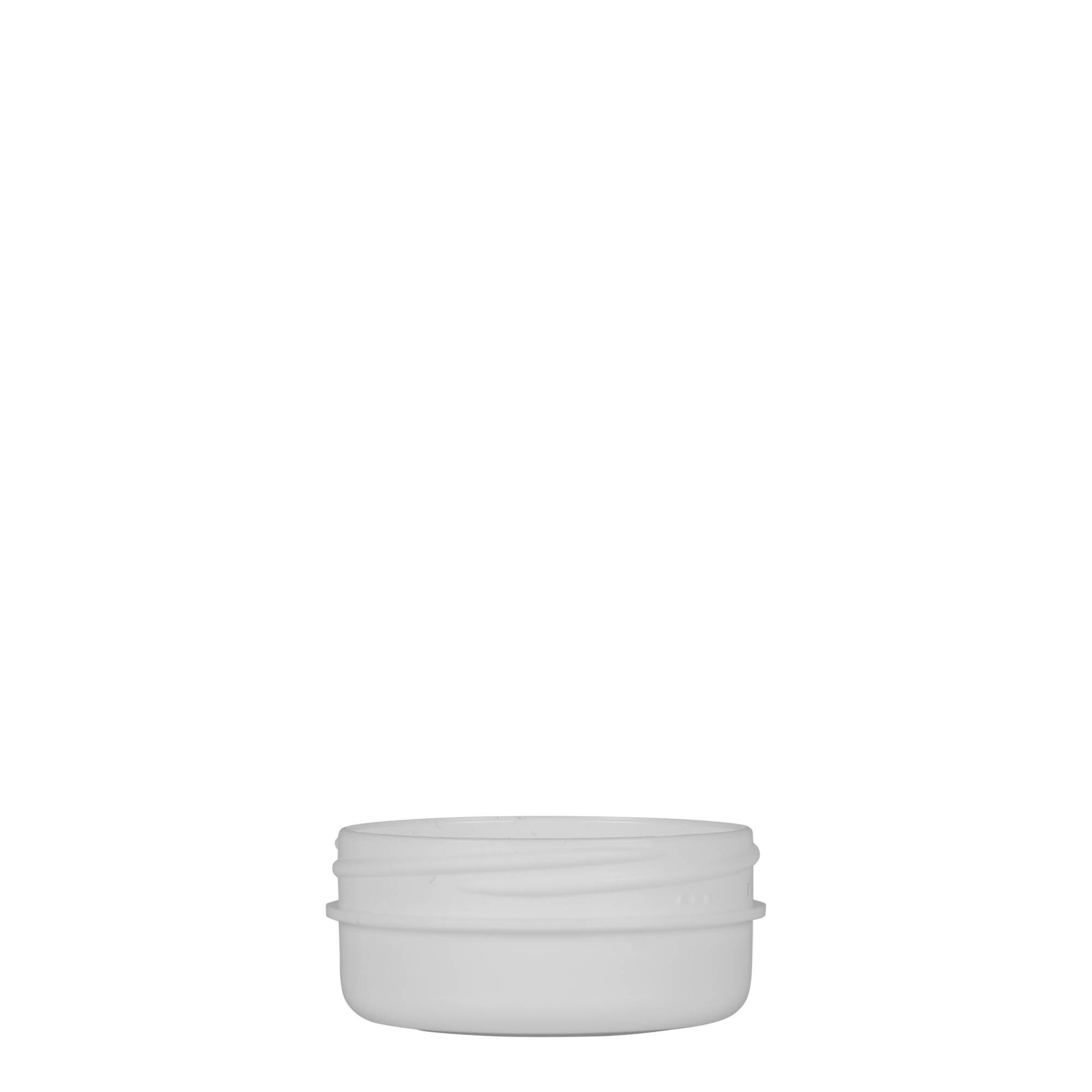 12 ml plastikowy pojemnik 'White Line', PP, biały, otwór: zakrętka na gwint