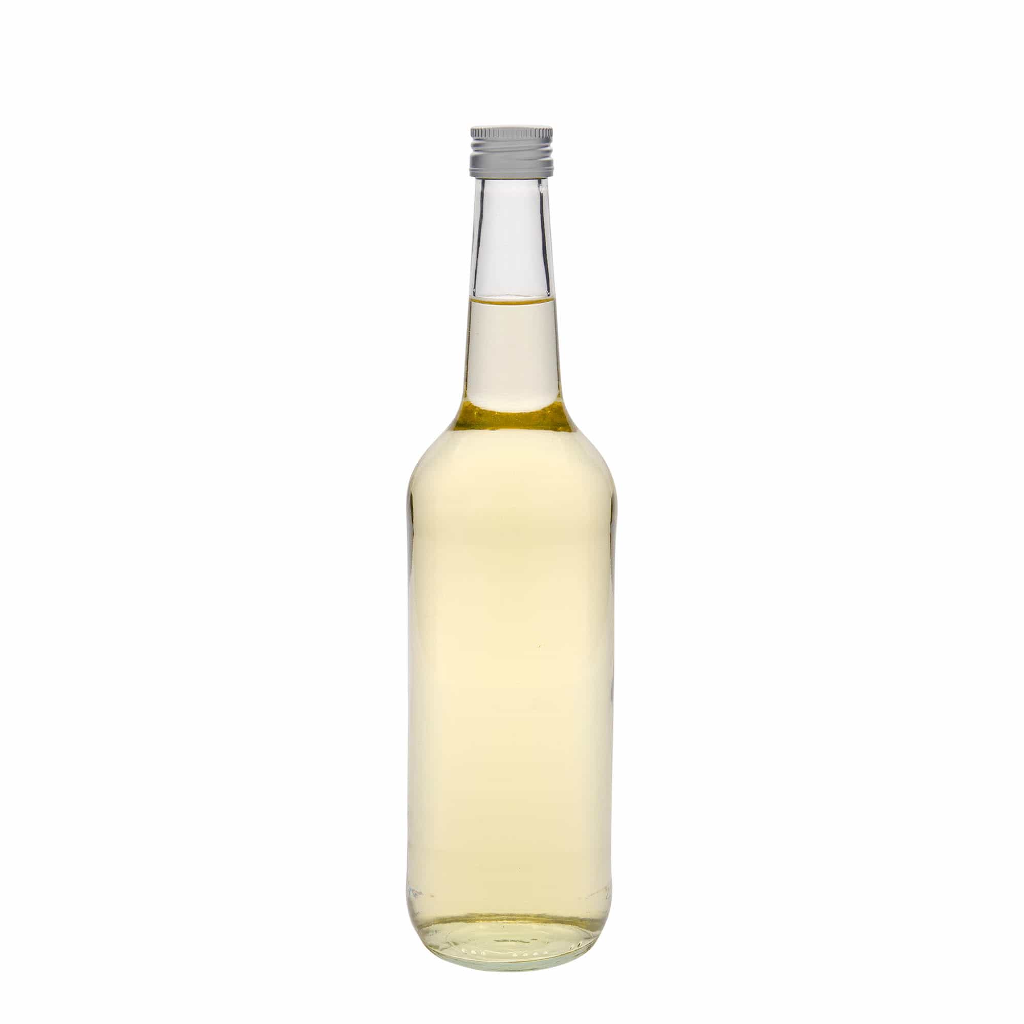 700 ml butelka szklana o prostym szyjce, gwint: PP 28