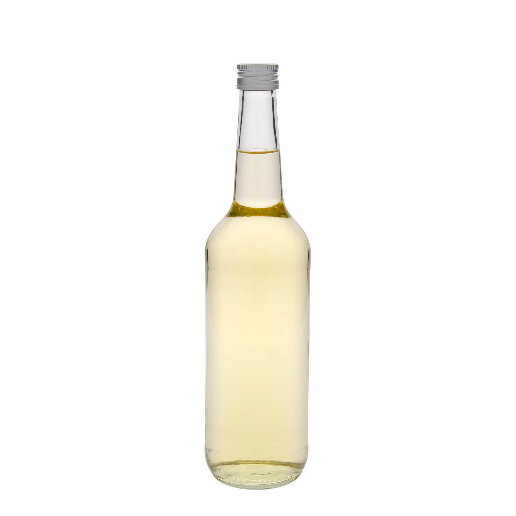 700 ml butelka szklana o prostym szyjce, gwint: PP 28
