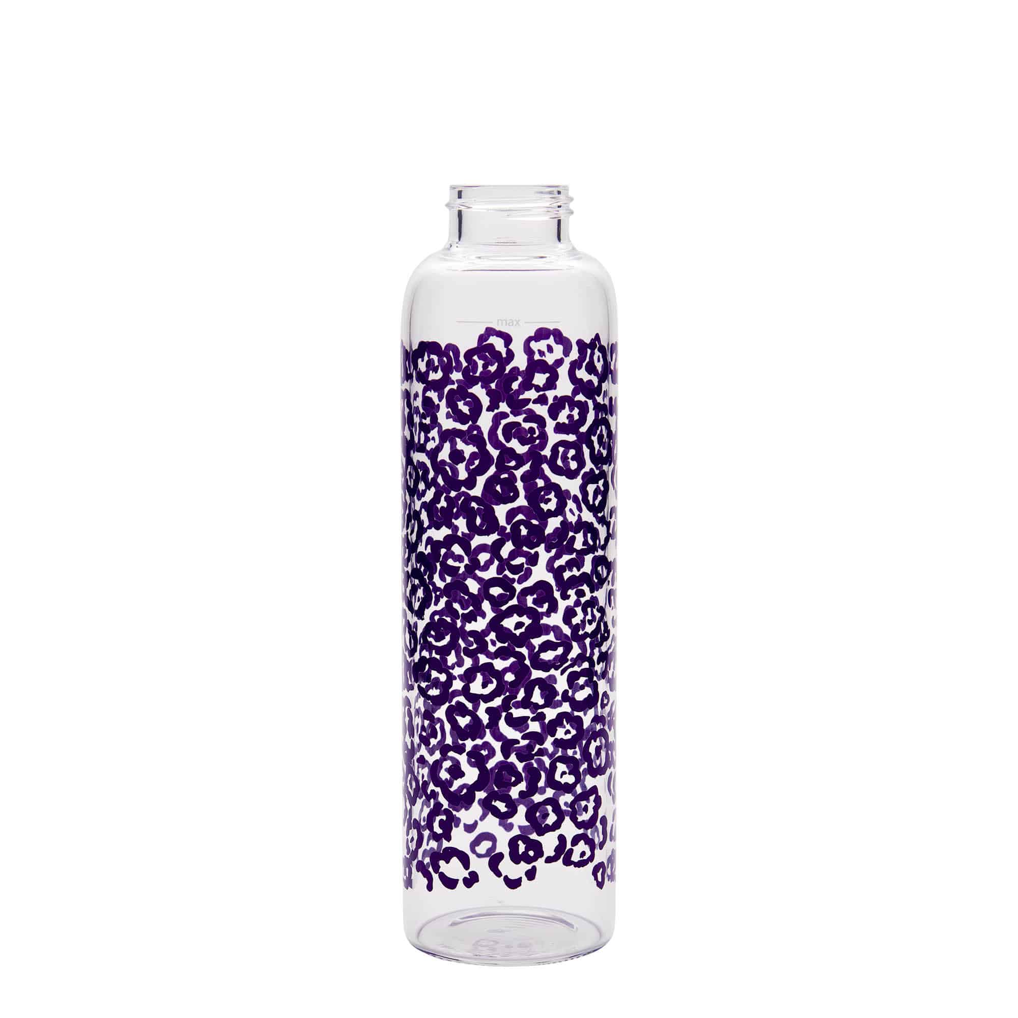 500 ml butelka na napoje „Perseus - Fioletowe kwiaty”, otwór: zakrętka na gwint 500 ml butelka na napoje „Perseus - Fioletowe kwiaty”, otwór: zakrętka na gwint