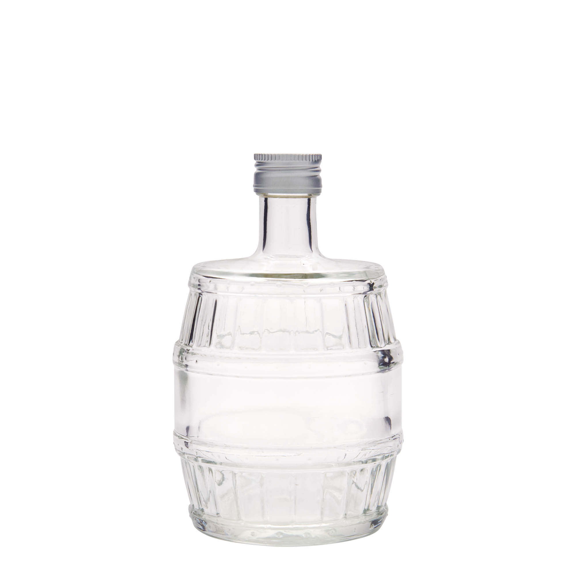 500 ml butelka szklana „beczka”, gwint: PP 28 500 ml butelka szklana „beczka”, gwint: PP 28