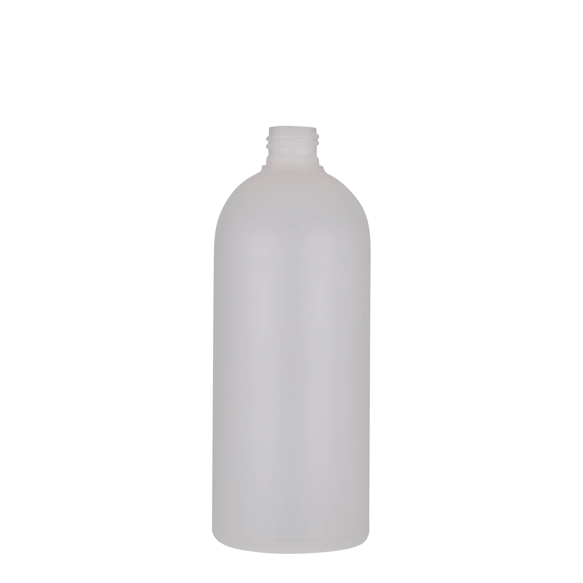 500 ml butelka plastikowa „Tuffy”, HDPE, naturalna, gwint: 24/410