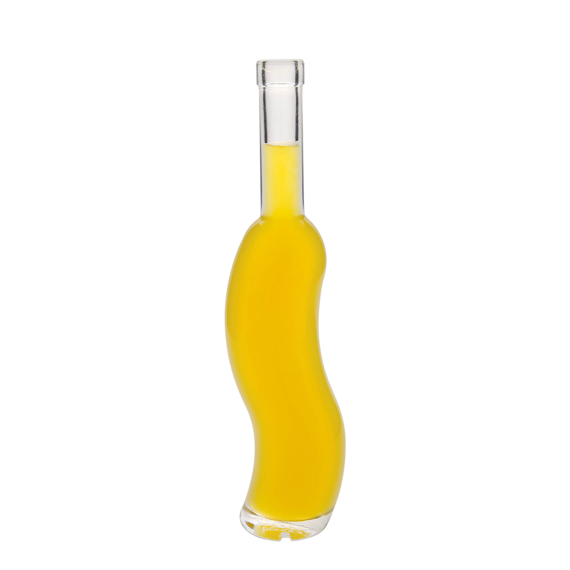 350 ml butelka szklana 'La-Ola', półokrągła, otwór: korek