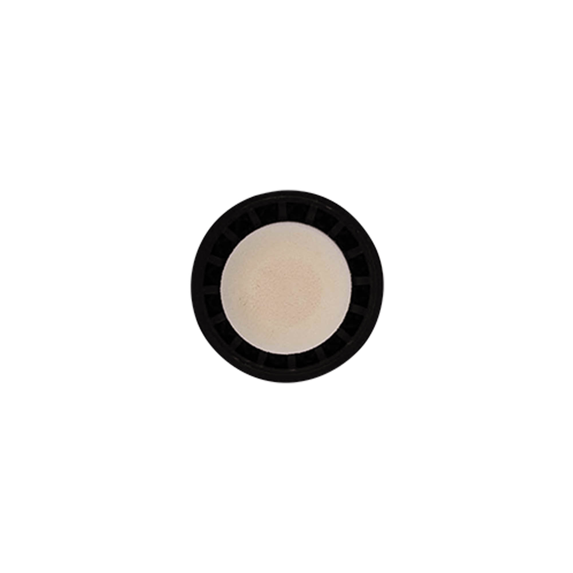 Korek z uchwytem 19 mm, tworzywo sztuczne, złoty, do ustnika: korek Korek z uchwytem 19 mm, tworzywo sztuczne, złoty, do ustnika: korek