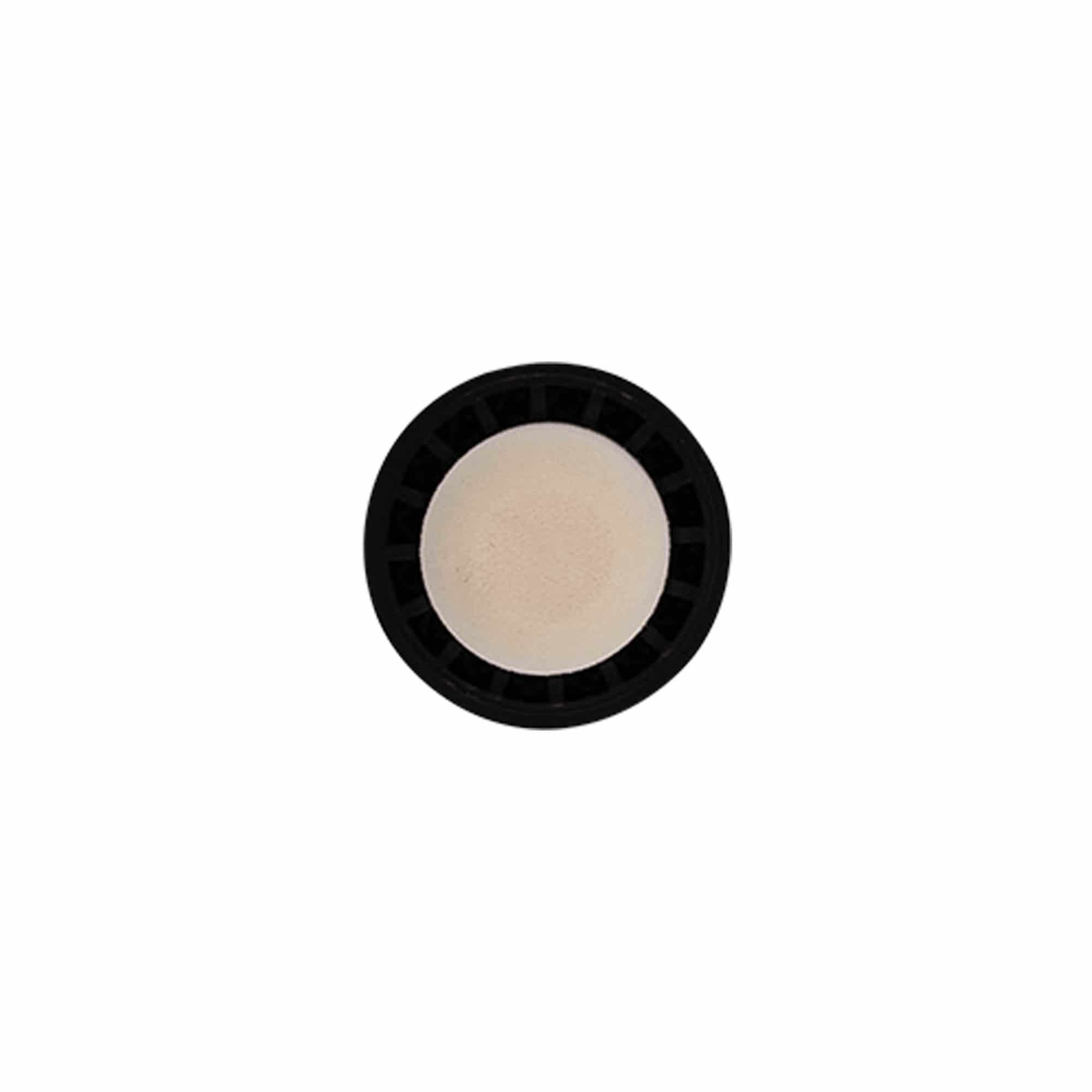 Korek z uchwytem 19 mm, tworzywo sztuczne, złoty, do ustnika: korek Korek z uchwytem 19 mm, tworzywo sztuczne, złoty, do ustnika: korek