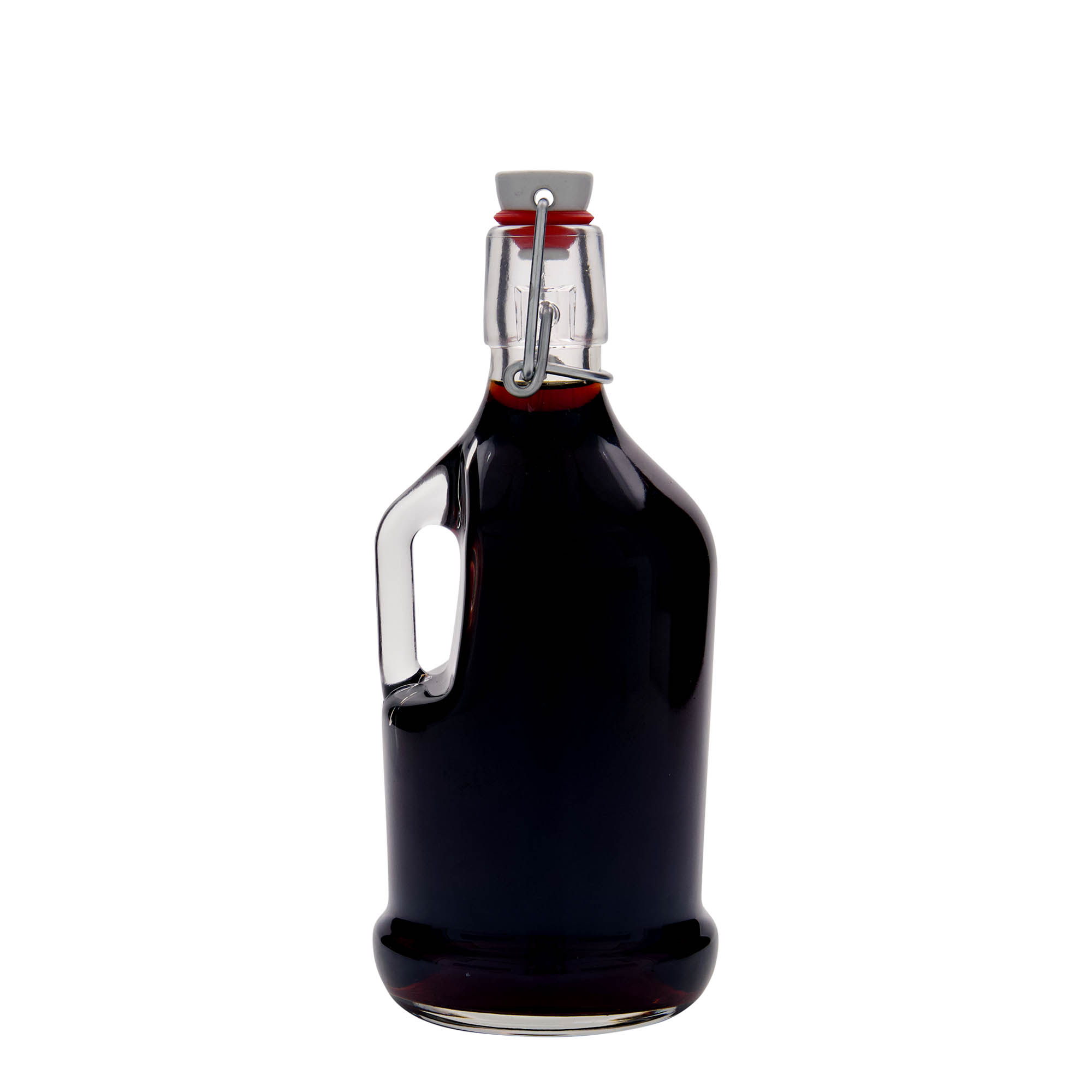 500 ml butelka szklana 'Classica', szyjka: zamknięcie na klamrę