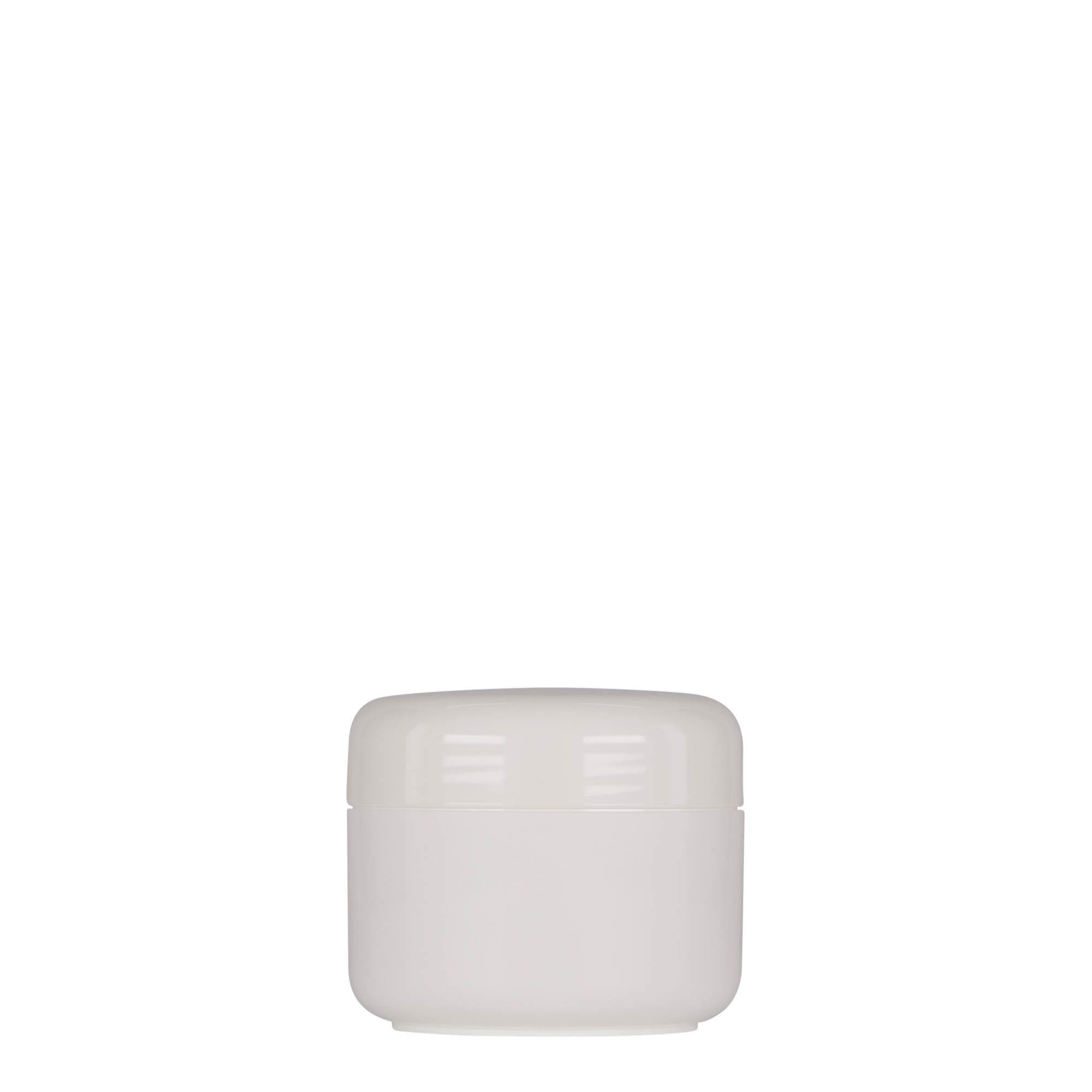 50 ml plastikowy pojemnik 'Bianca', PP, biały, otwór: zakrętka na gwint 50 ml plastikowy pojemnik 'Bianca', PP, biały, otwór: zakrętka na gwint