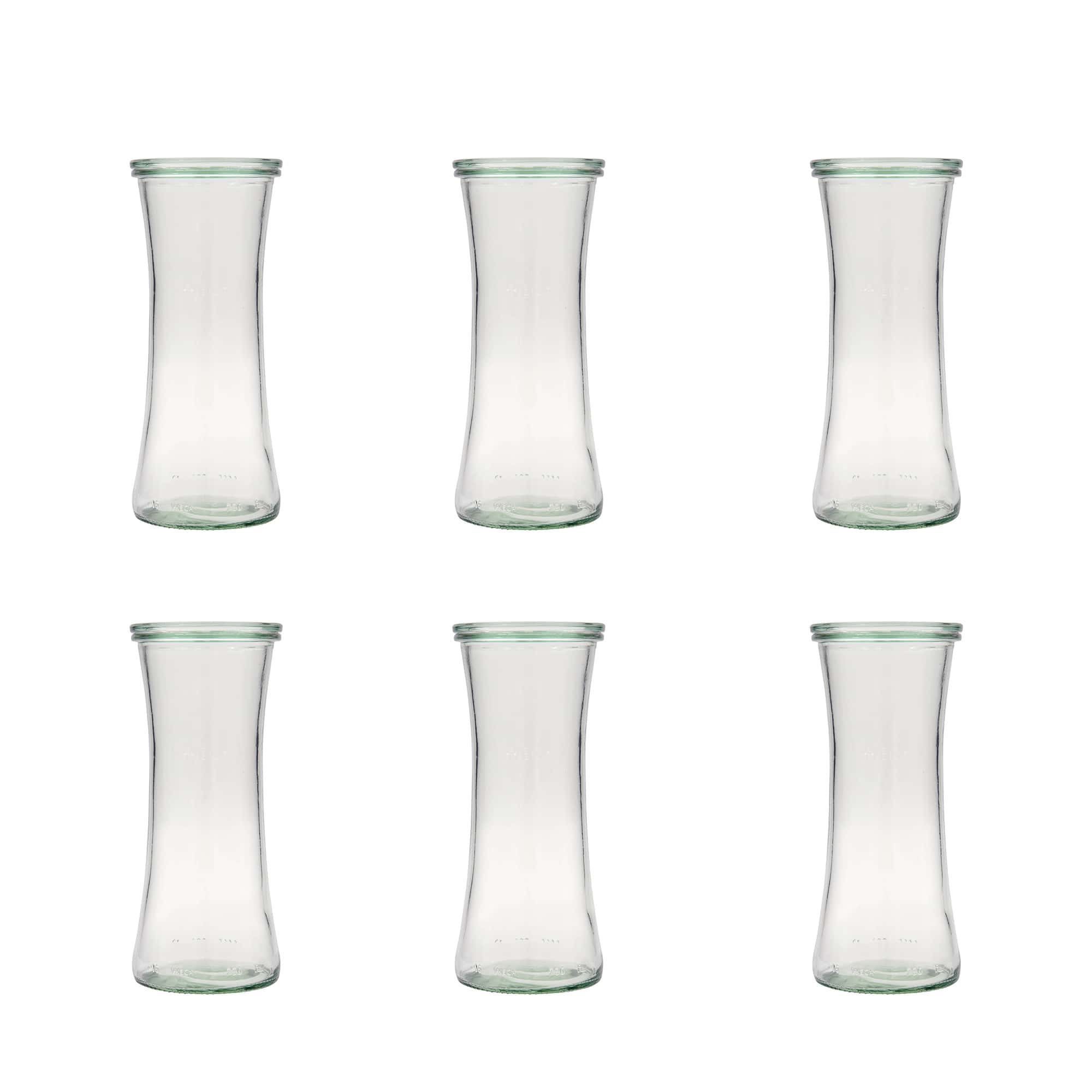 6x 730 ml słoik WECK Gourmet z szklanym wieczkiem RR 80