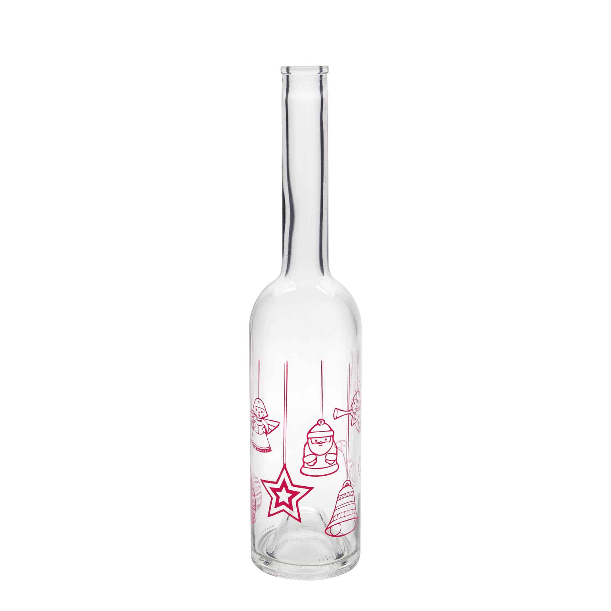 500 ml butelka szklana 'Opera', wzór: gwiazdy, zamknięcie: korek 500 ml butelka szklana 'Opera', wzór: gwiazdy, zamknięcie: korek