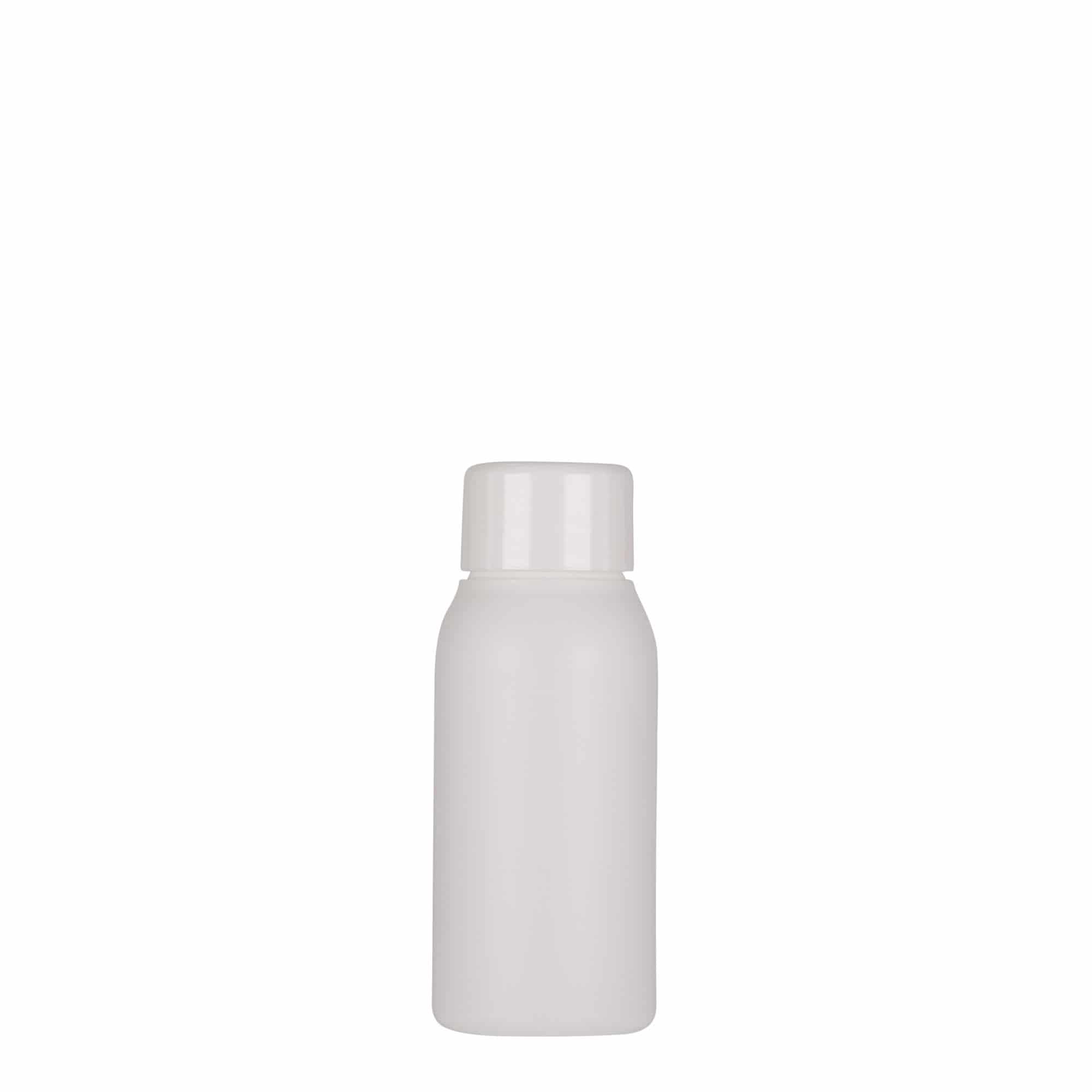 50 ml butelka plastikowa 'Tuffy', HDPE, biała, gwint: 24/410