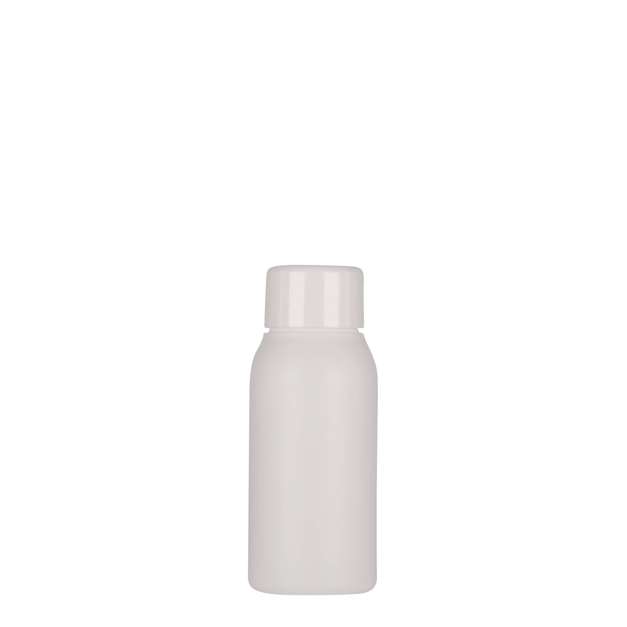 50 ml butelka plastikowa 'Tuffy', HDPE, biała, gwint: 24/410 50 ml butelka plastikowa 'Tuffy', HDPE, biała, gwint: 24/410