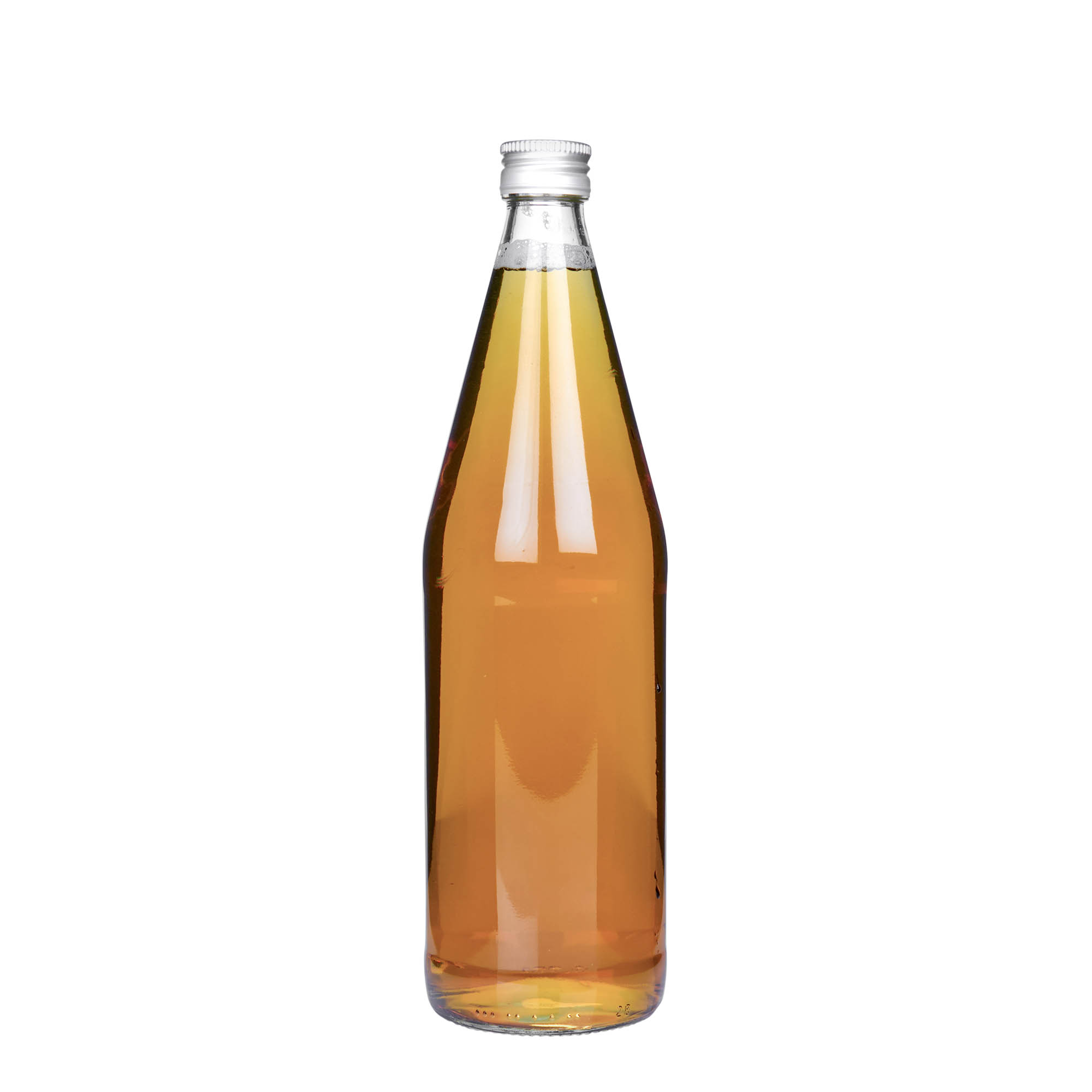 750 ml uniwersalna butelka w kształcie marchewki, szkło, gwint: PP 28 750 ml uniwersalna butelka w kształcie marchewki, szkło, gwint: PP 28