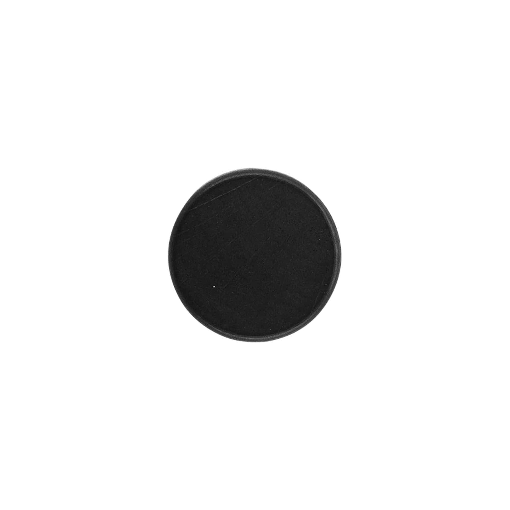 Korek z uchwytem 19 mm, drewno/plastik, czarny, do otworu: korek Korek z uchwytem 19 mm, drewno/plastik, czarny, do otworu: korek