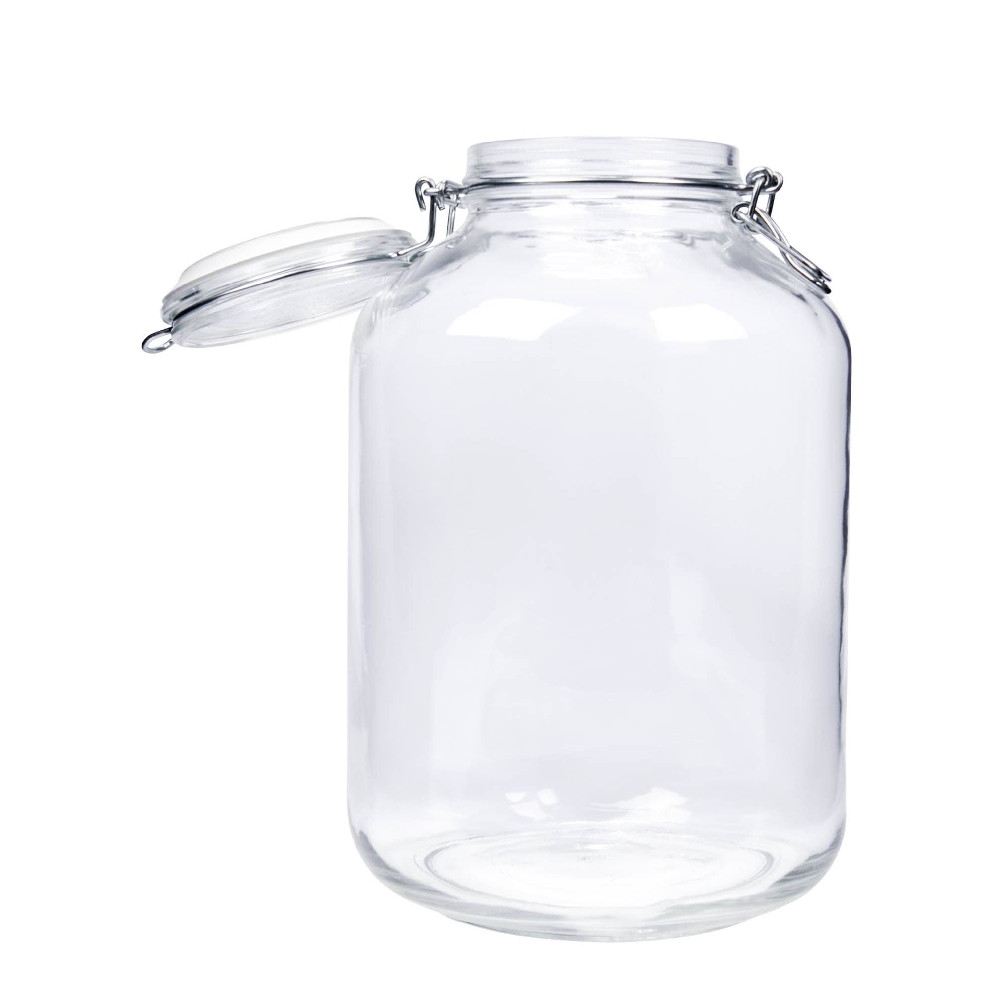 5.000 ml słoik z drucianym zamknięciem „Fido”, otwór: zamknięcie druciane
