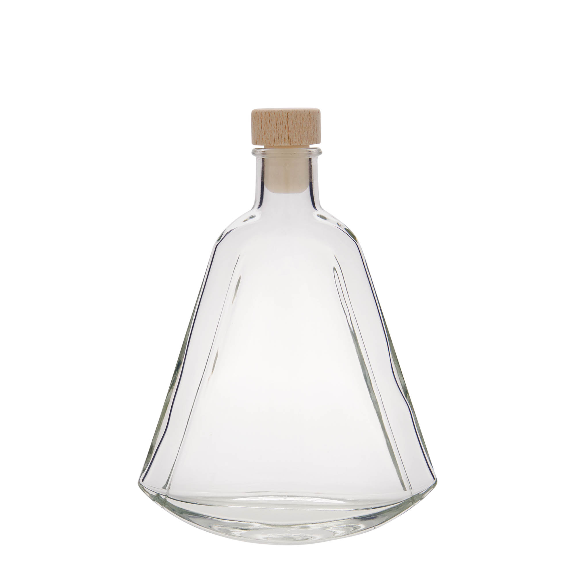 200 ml butelka szklana 'Maurizio', owalna, szyjka: korek 200 ml butelka szklana 'Maurizio', owalna, szyjka: korek