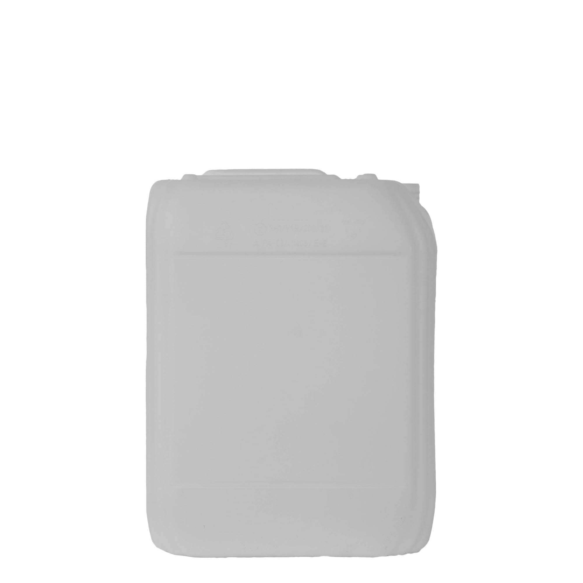 20 l kanister, prostokątny, tworzywo sztuczne HDPE, kolor naturalny, zamknięcie: ND 60 20 l kanister, prostokątny, tworzywo sztuczne HDPE, kolor naturalny, zamknięcie: ND 60
