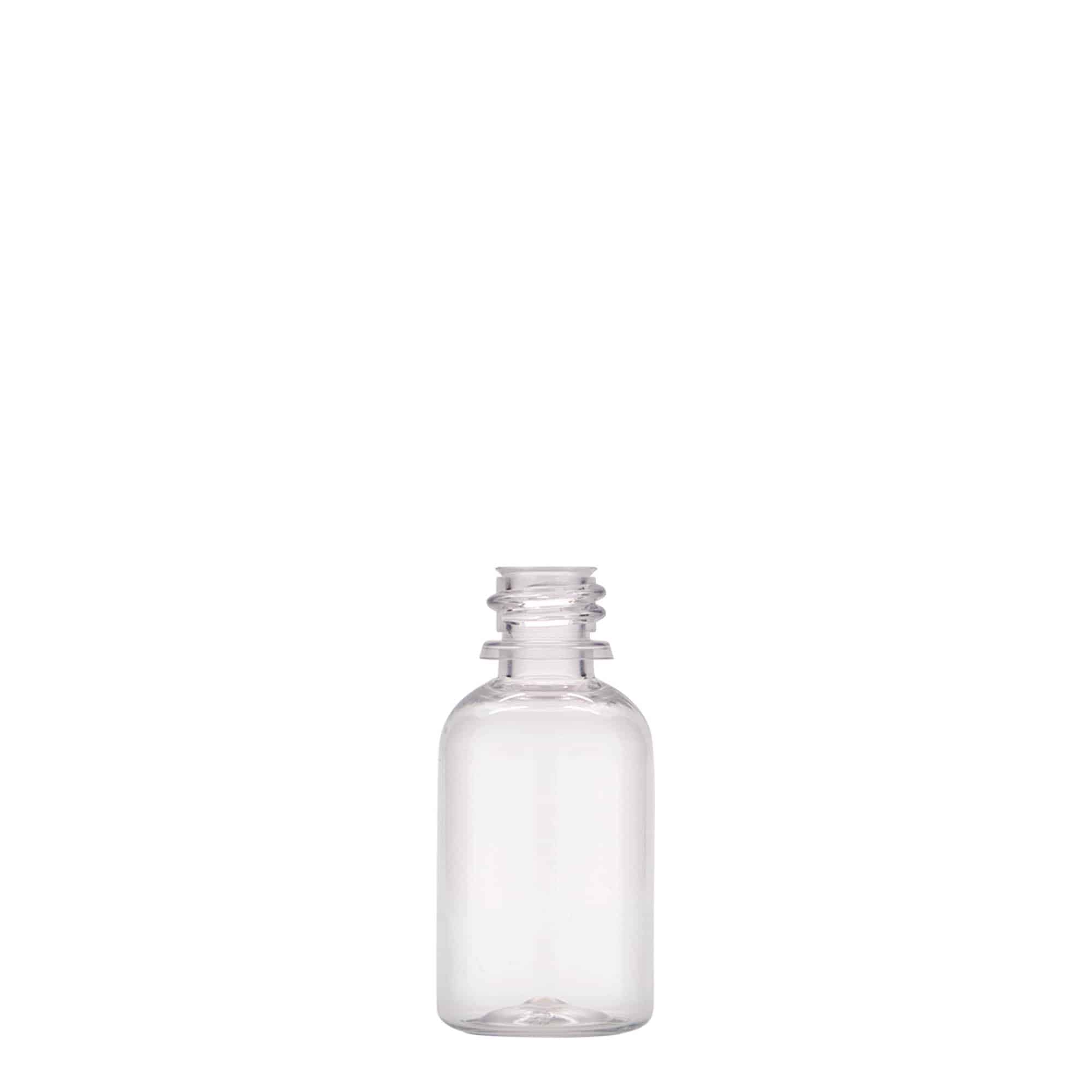 30 ml butelka medyczna PET „Easy Living”, tworzywo sztuczne, gwint: DIN 18