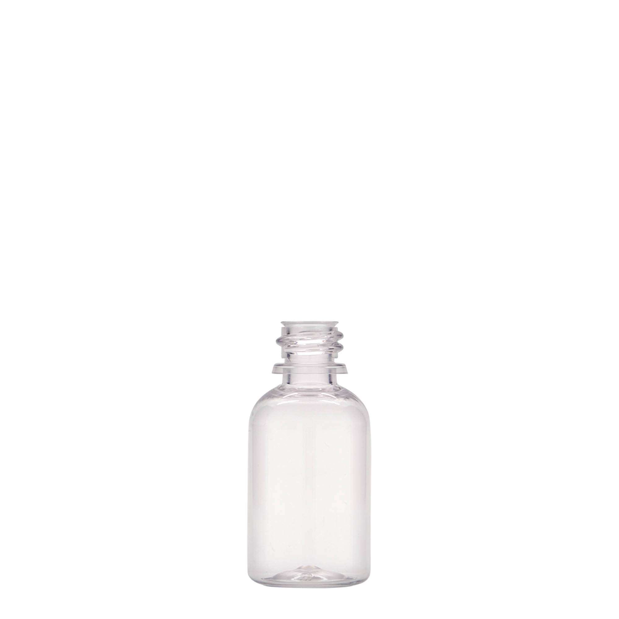 30 ml butelka medyczna PET „Easy Living”, tworzywo sztuczne, gwint: DIN 18
