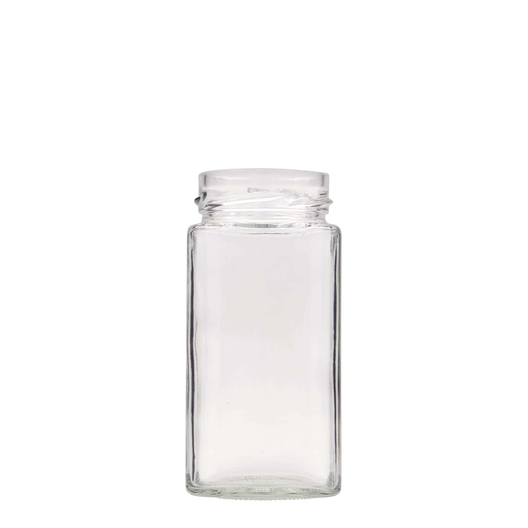 314 ml sześcienne szkło 'Funny', otwór: Deep-Twist-Off (DTO 58)