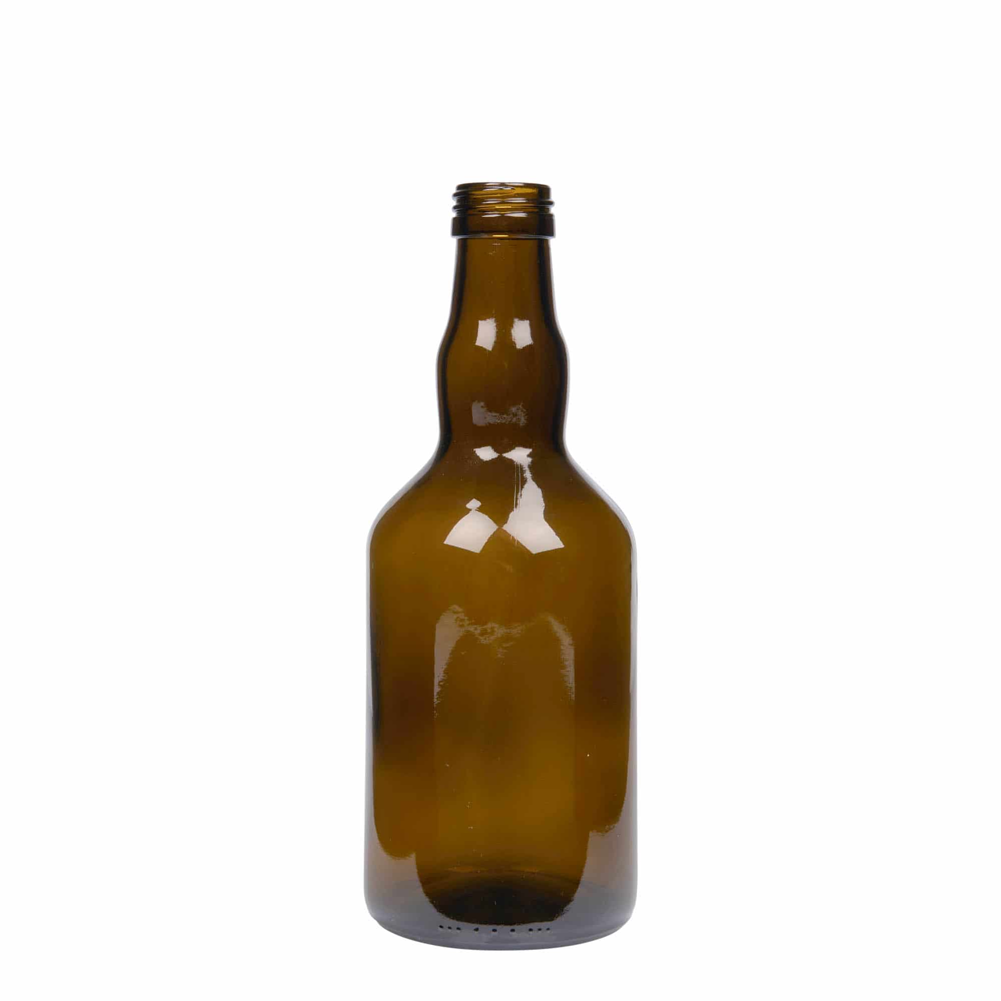 500 ml butelka szklana 'Olona', kolor zielony antyczny, zamknięcie: PP 31,5 500 ml butelka szklana 'Olona', kolor zielony antyczny, zamknięcie: PP 31,5