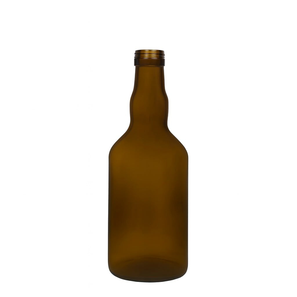 500 ml butelka szklana 'Olona', antyczny zielony, gwint: PP 31,5