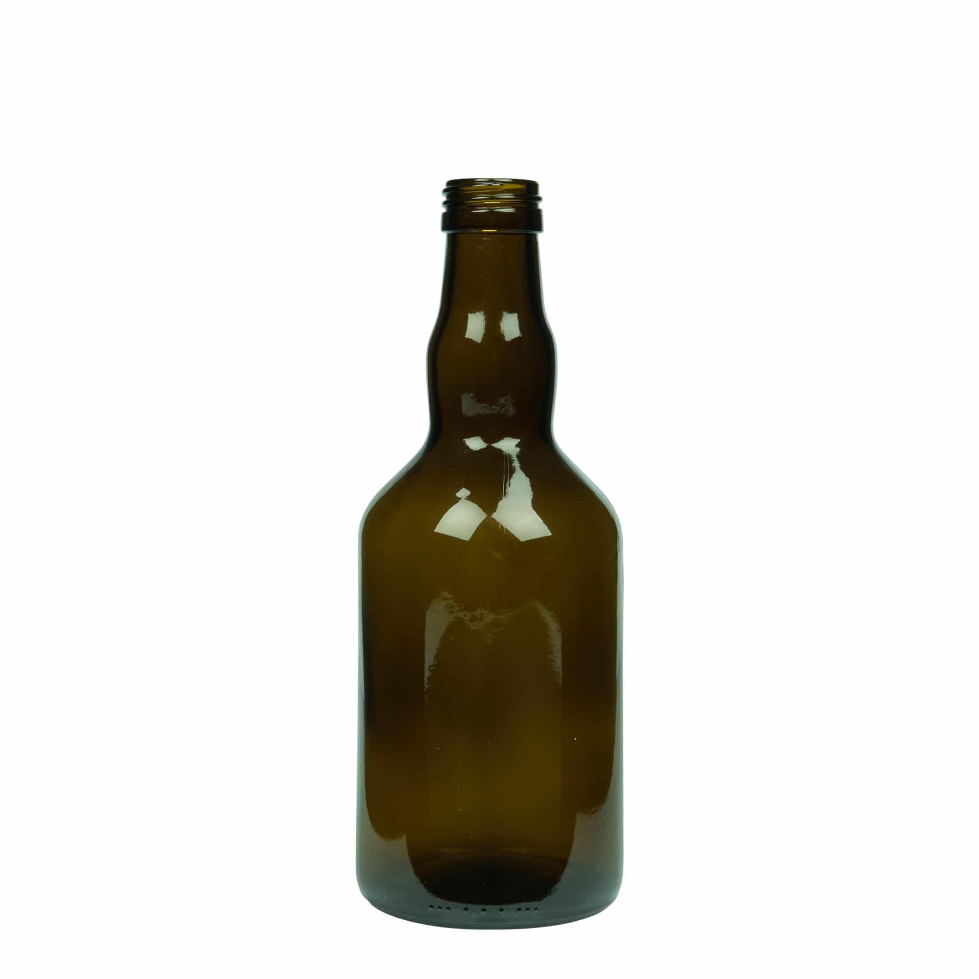 500 ml butelka szklana 'Olona', antyczny zielony, gwint: PP 31,5