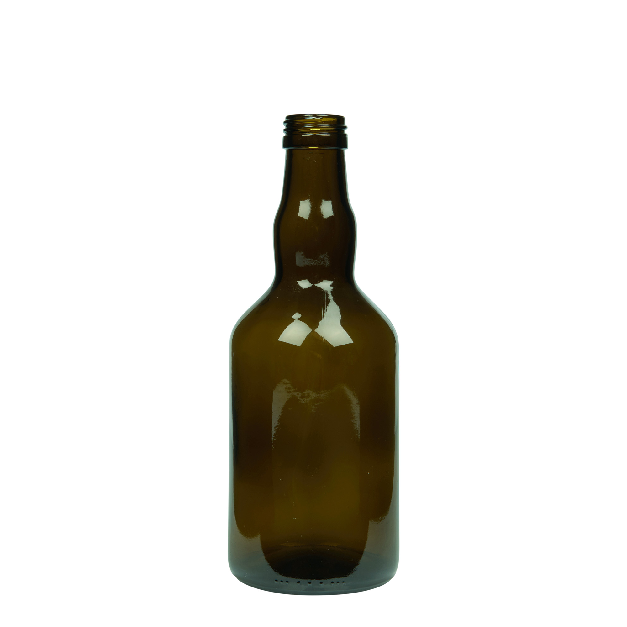 500 ml butelka szklana 'Olona', antyczny zielony, gwint: PP 31,5