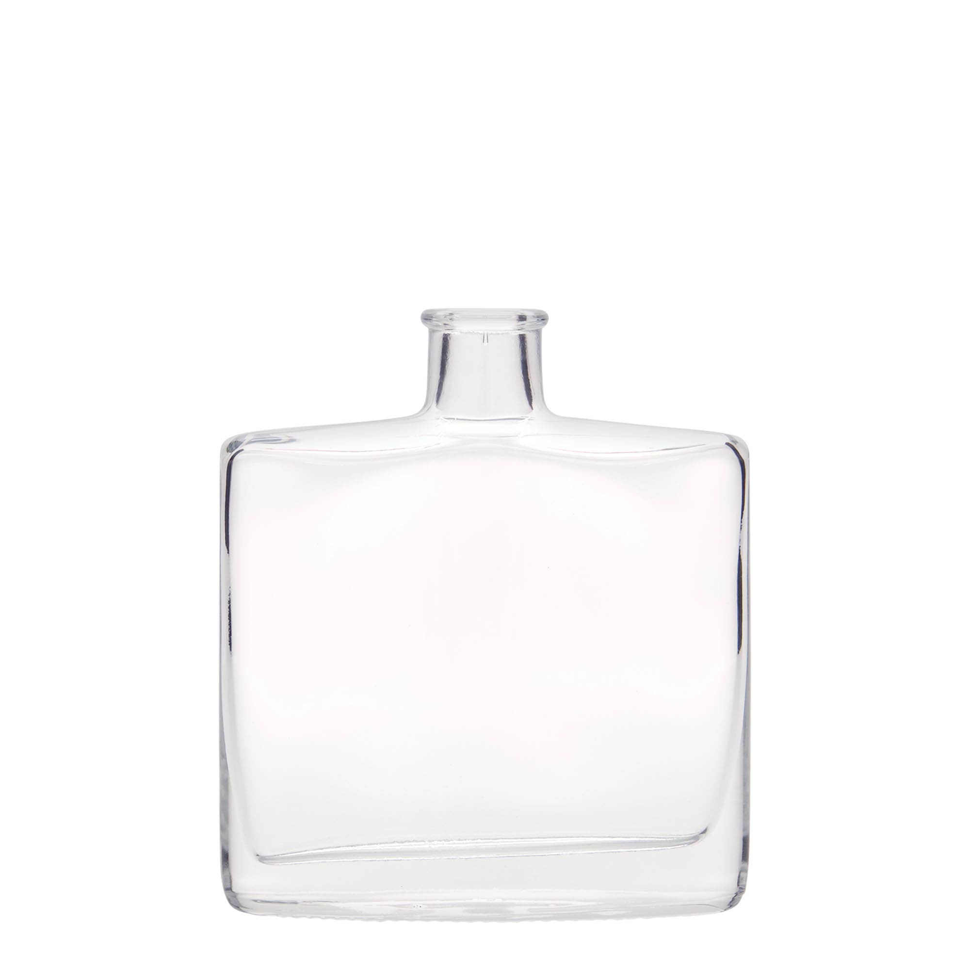 Butelka szklana 200 ml „Zorbas”, owalna, szyjka: korek