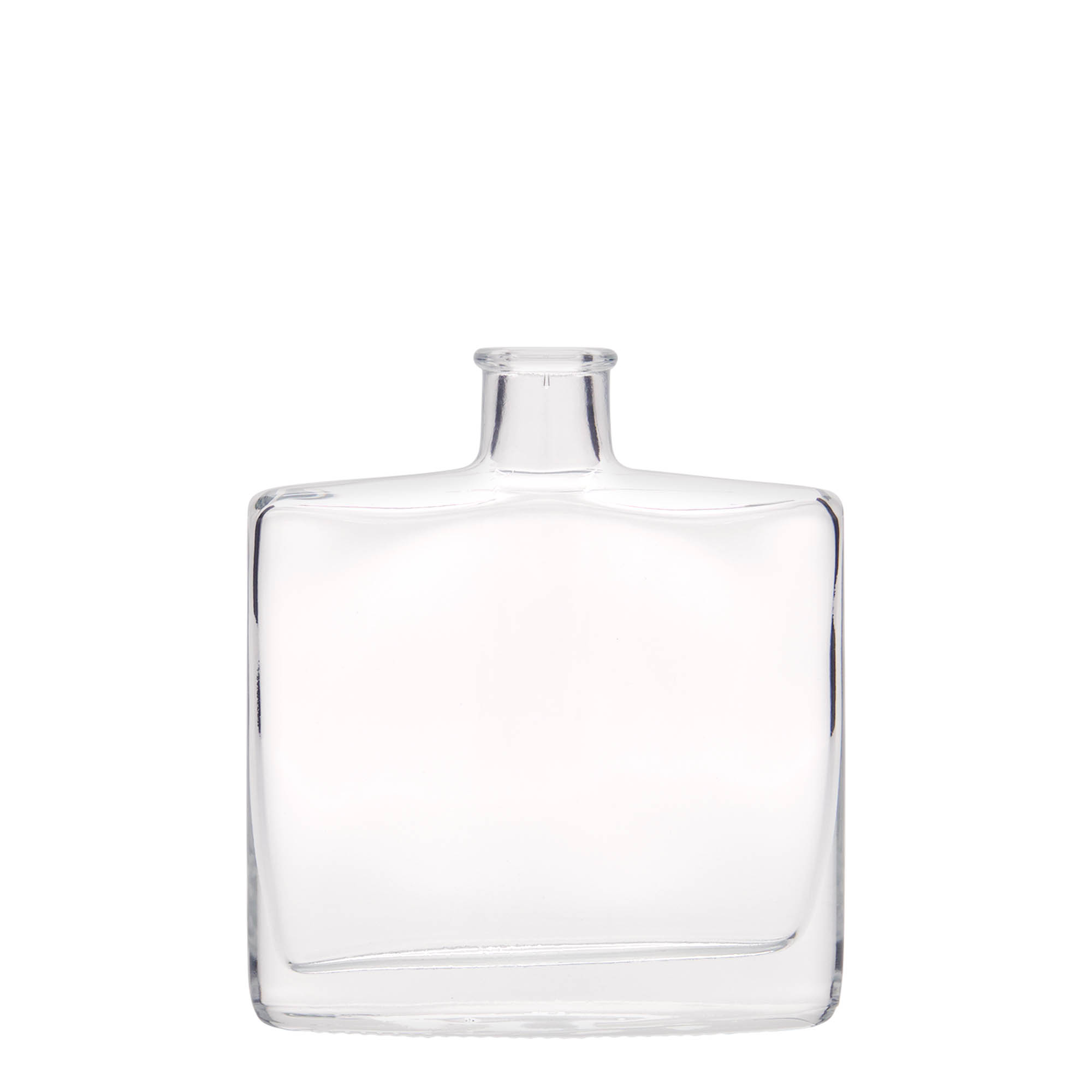 Butelka szklana 200 ml „Zorbas”, owalna, szyjka: korek Butelka szklana 200 ml „Zorbas”, owalna, szyjka: korek