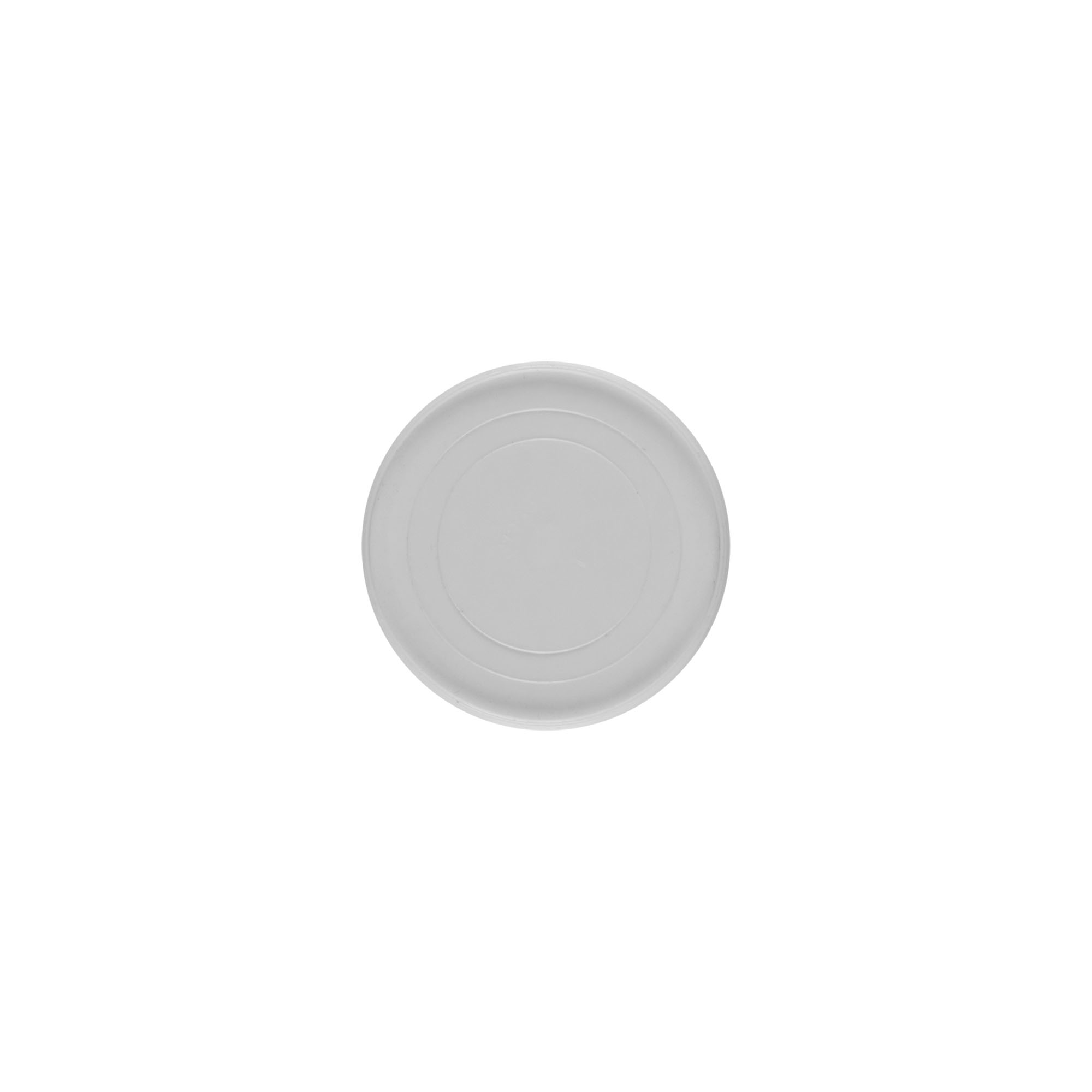 Przykrywka do 5 ml 'Bianca', tworzywo sztuczne PP, biała Przykrywka do 5 ml 'Bianca', tworzywo sztuczne PP, biała