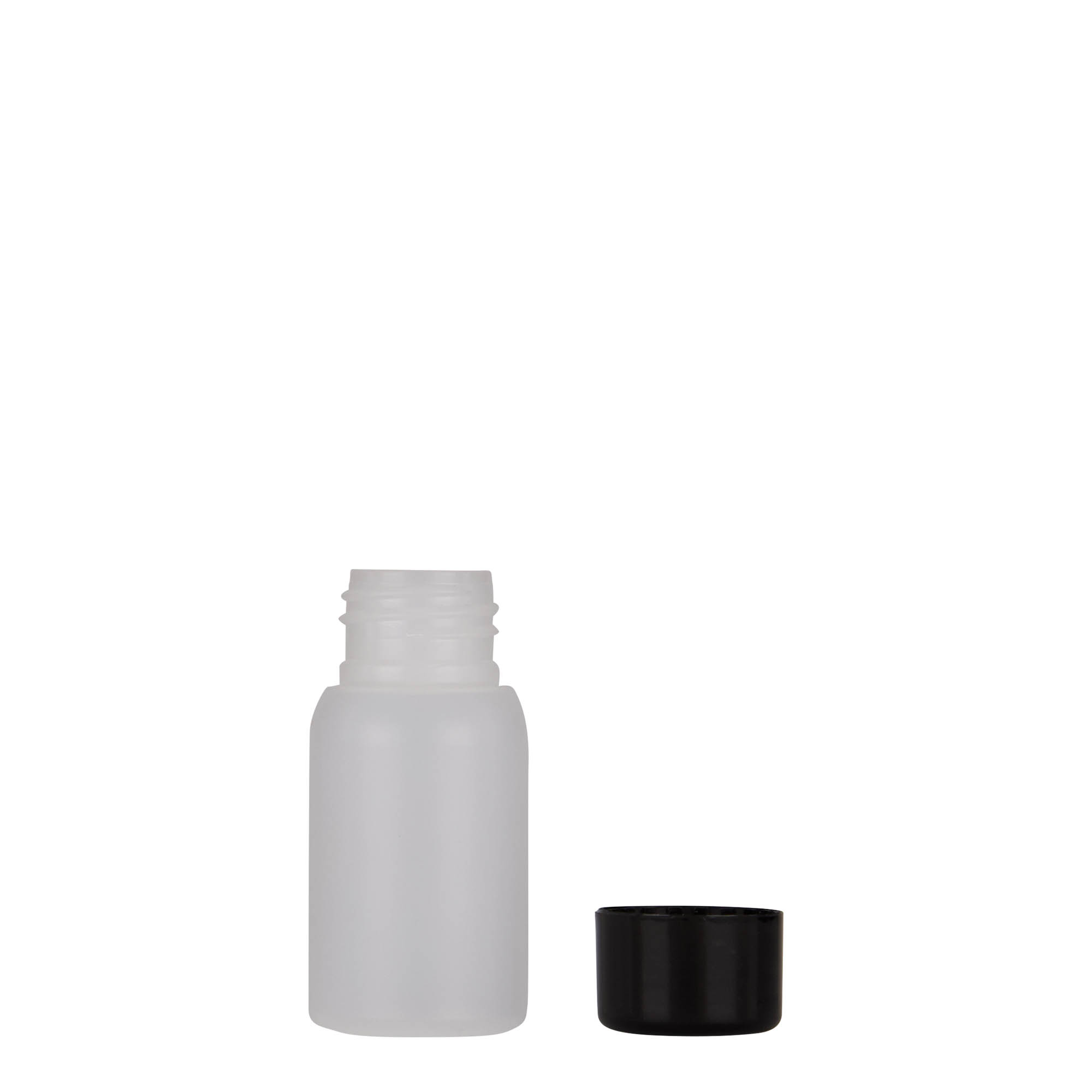 30 ml butelka plastikowa 'Tuffy', HDPE, naturalna, gwint: 24/410