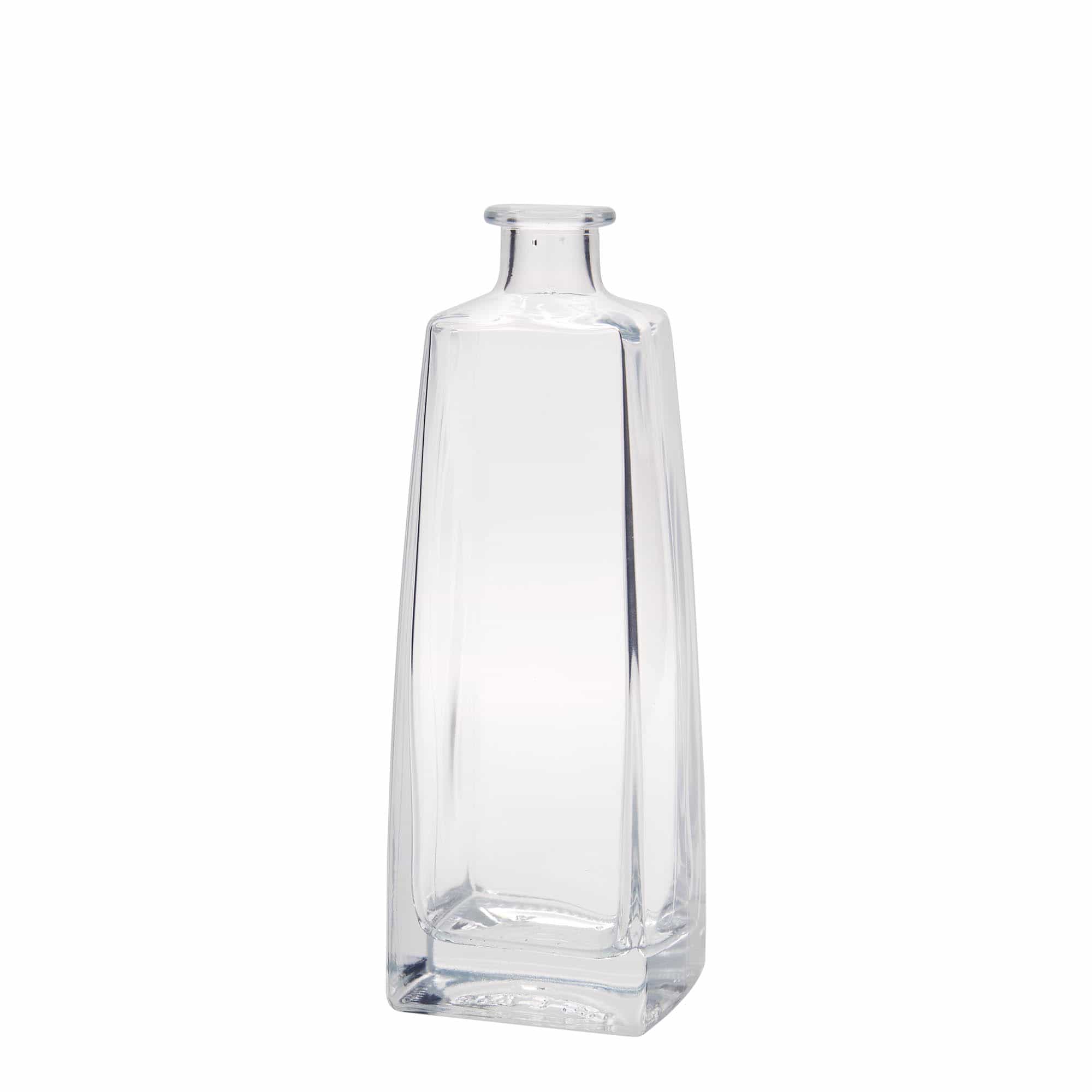 500 ml butelka szklana 'Timmy', prostokątna, zamknięcie: korek