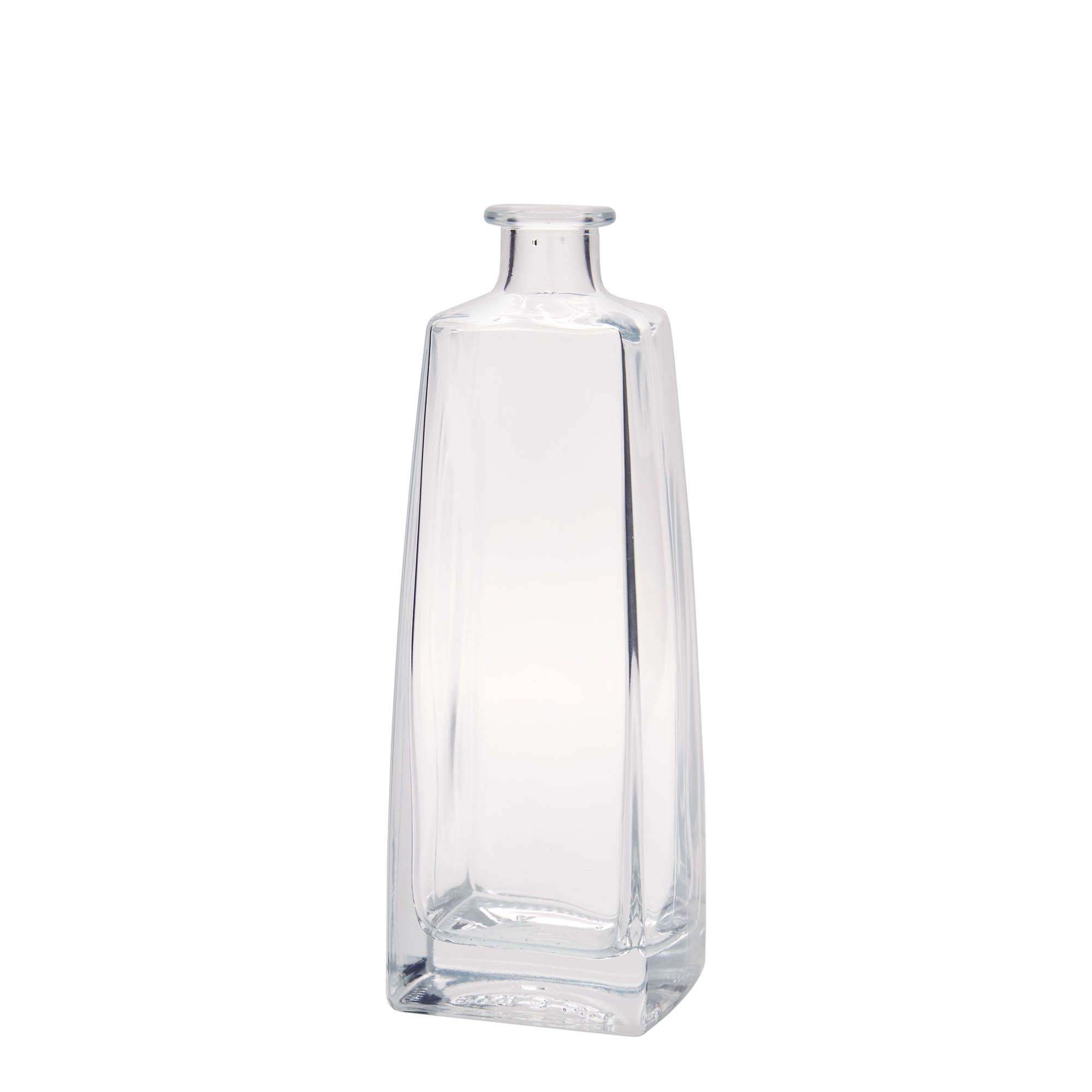 500 ml butelka szklana 'Timmy', prostokątna, otwór: korek 500 ml butelka szklana 'Timmy', prostokątna, otwór: korek