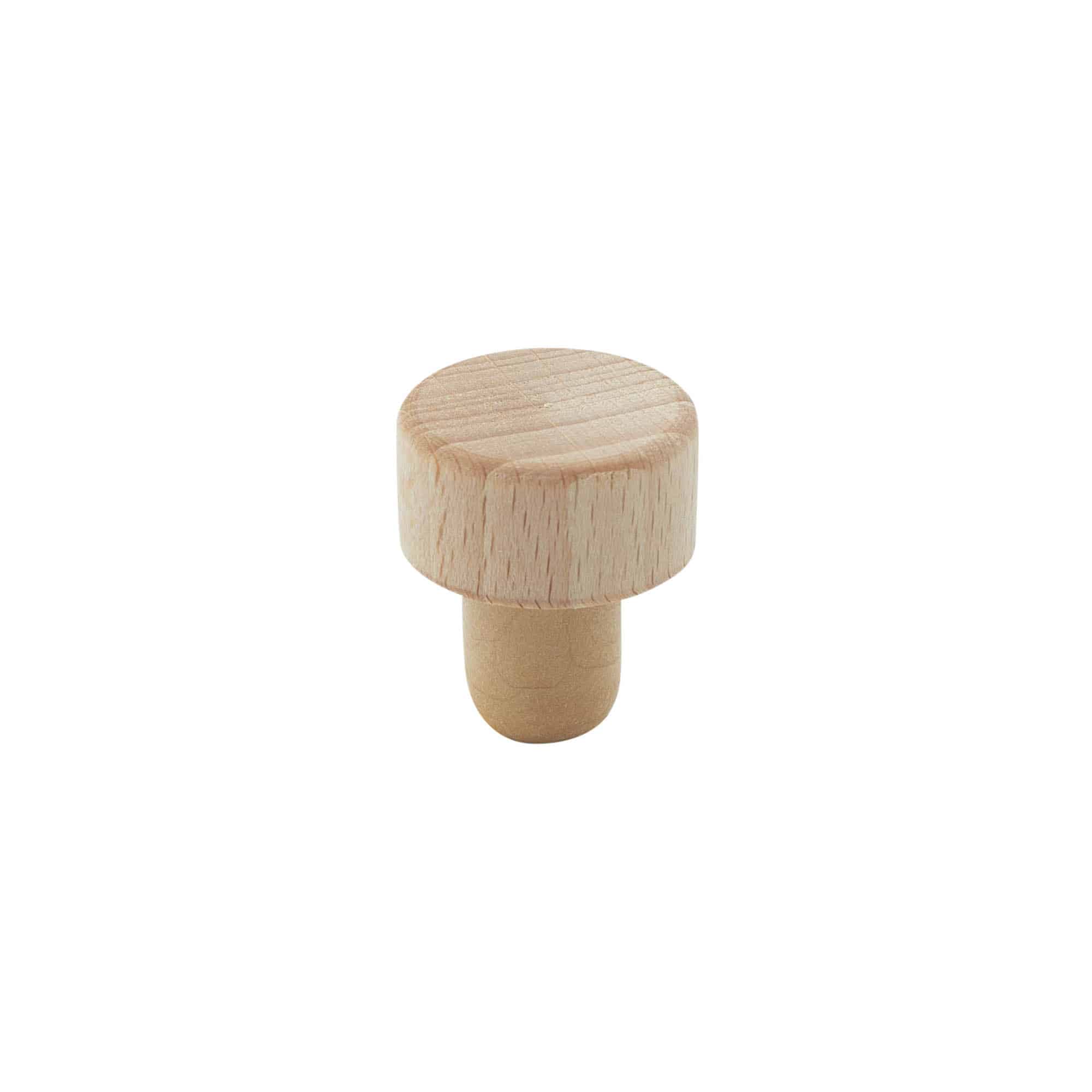 Korek z uchwytem 16 mm, drewno/plastik, do wylotu: korek