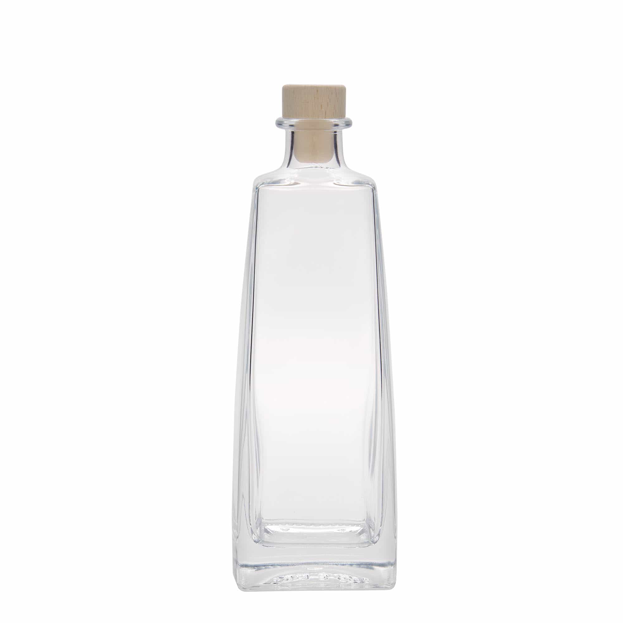500 ml butelka szklana 'Timmy', prostokątna, zamknięcie: korek