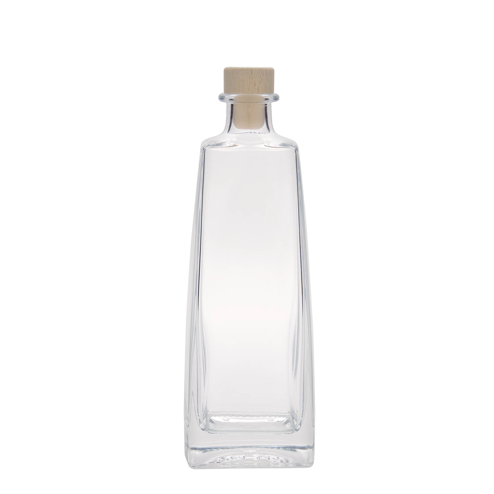 500 ml butelka szklana 'Timmy', prostokątna, otwór: korek 500 ml butelka szklana 'Timmy', prostokątna, otwór: korek