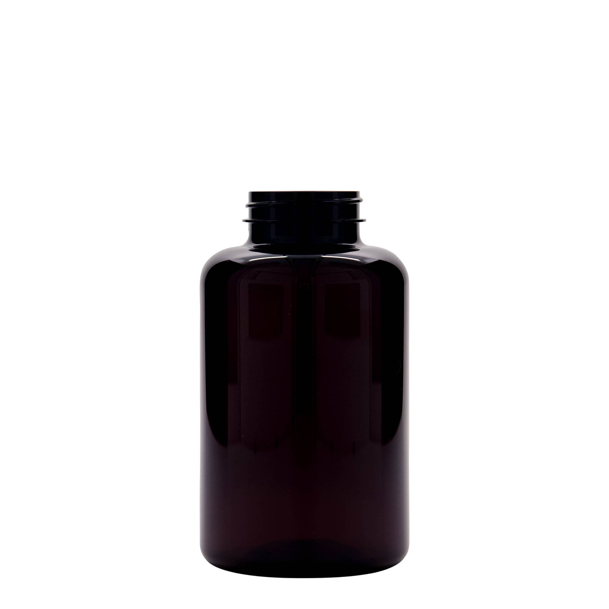 500 ml butelka PET, plastik, brązowa, gwint: 45/400