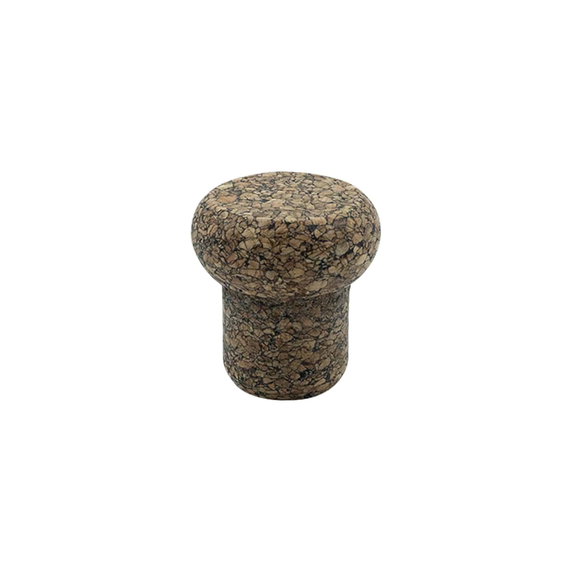 Korek z uchwytem „Barrel” 22,5 mm, Corkcoal, do końcówki: korek