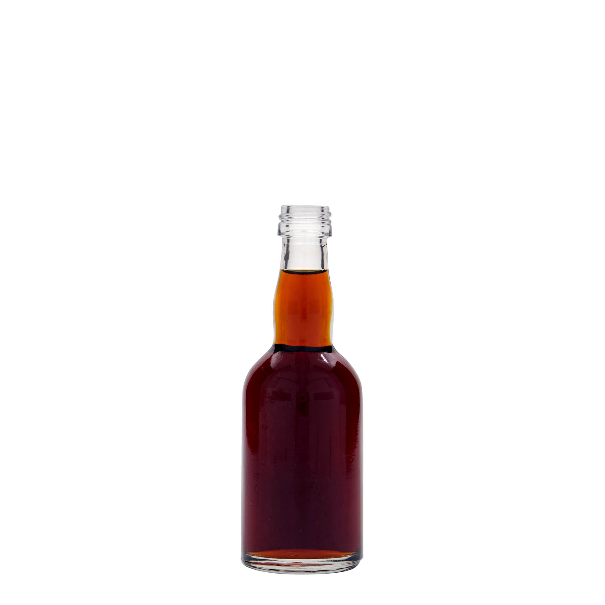 50 ml butelka szklana 'Proba', szyjka: PP 18 50 ml butelka szklana 'Proba', szyjka: PP 18