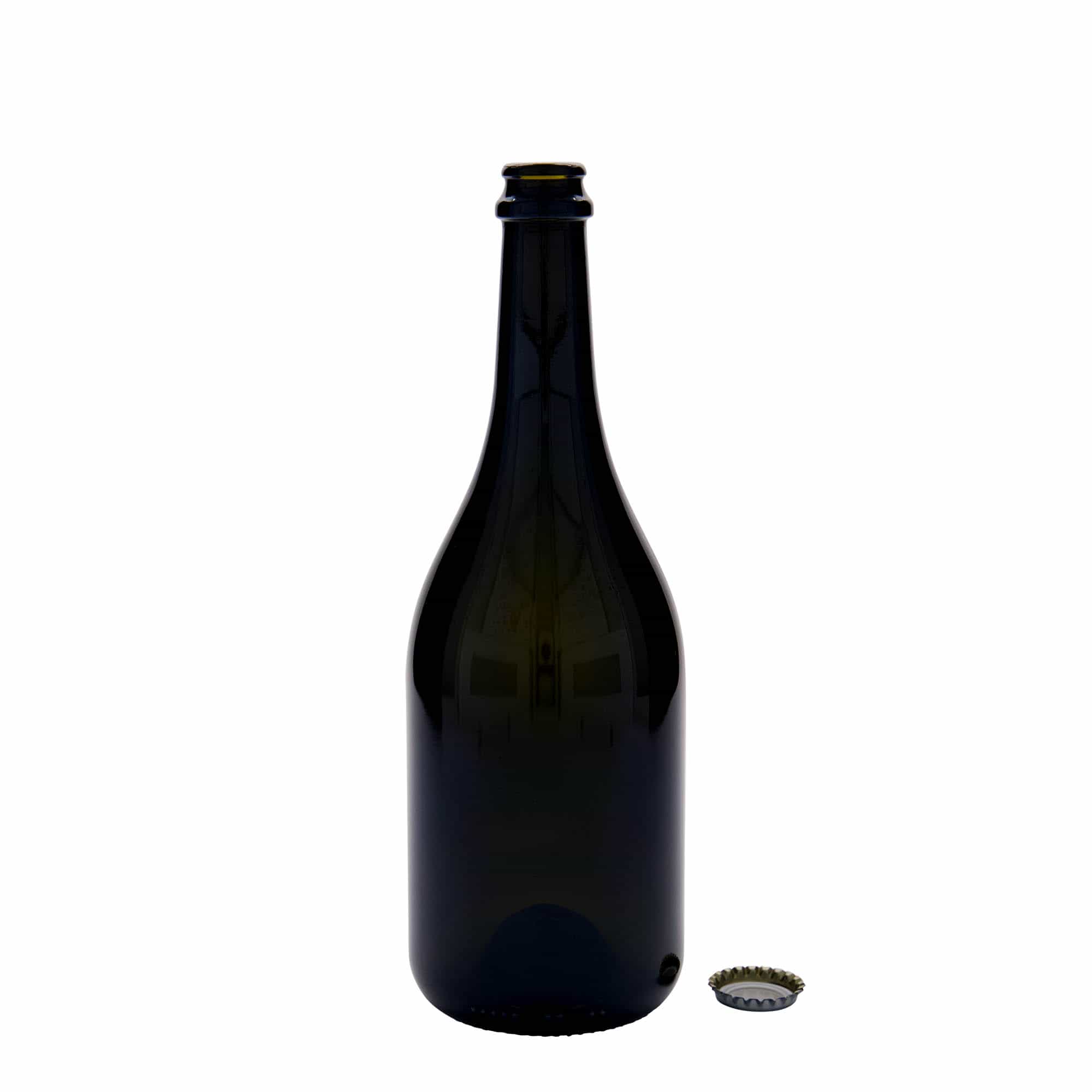 750 ml butelka do piwa 'Horta', szkło, kolor zielony antyczny, zamknięcie: kapsel 750 ml butelka do piwa 'Horta', szkło, kolor zielony antyczny, zamknięcie: kapsel