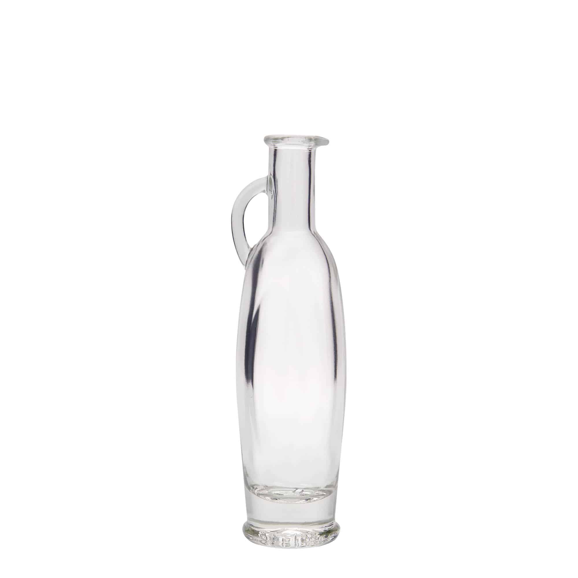 100 ml butelka szklana 'Eleganta', owalna, szyjka: korek