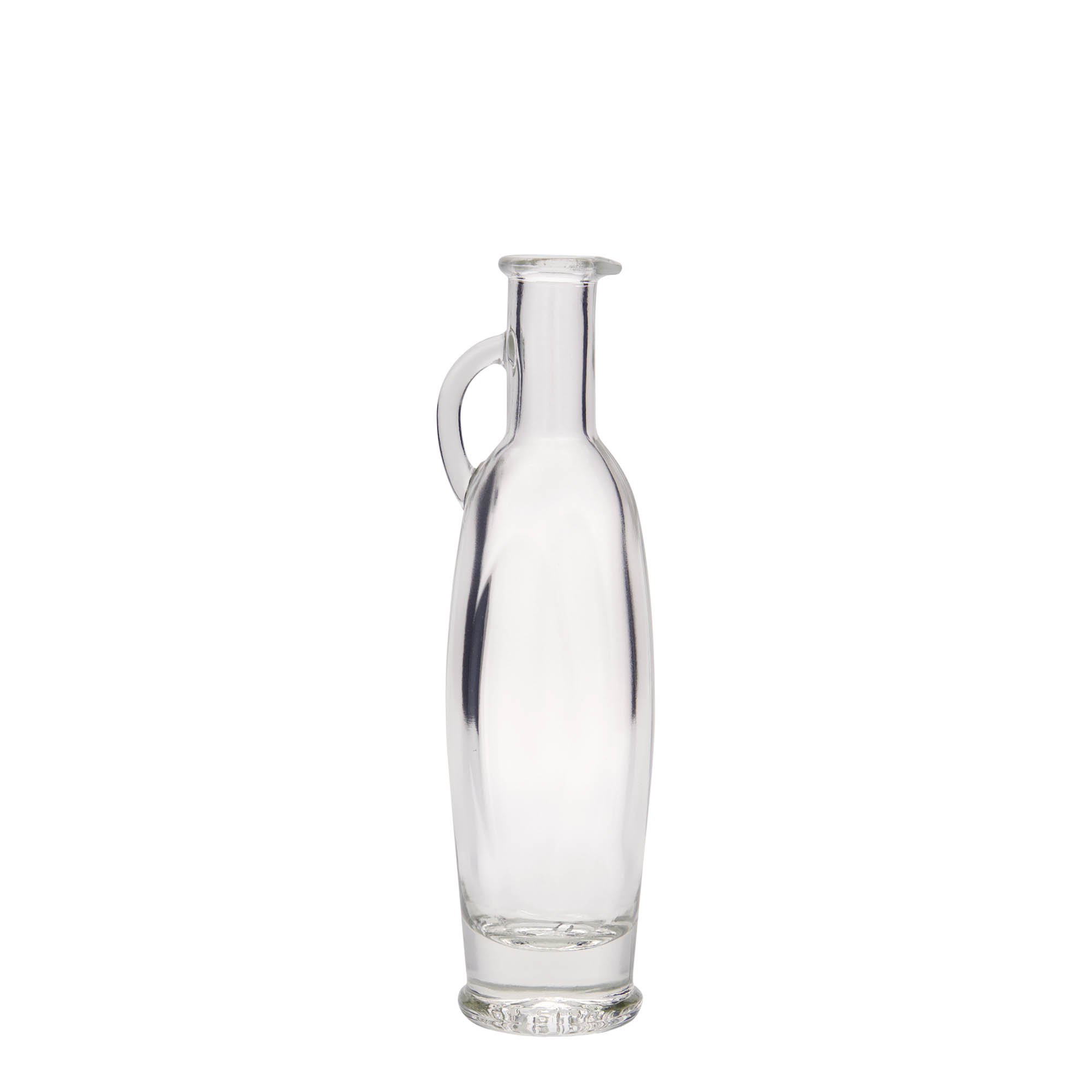 100 ml butelka szklana 'Eleganta', owalna, szyjka: korek