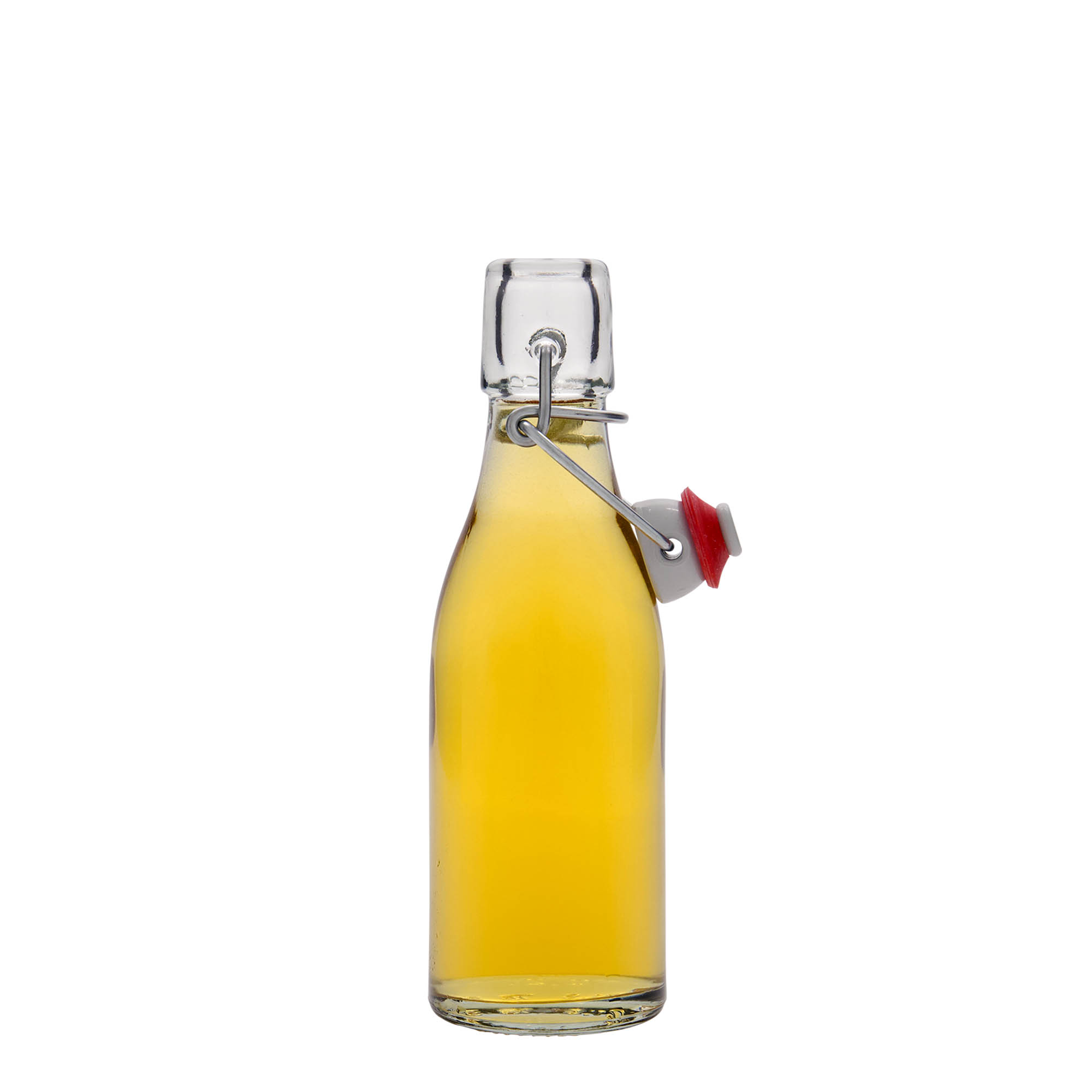 Butelka szklana 200 ml „Paul”, otwór: zamknięcie na zawias Butelka szklana 200 ml „Paul”, otwór: zamknięcie na zawias