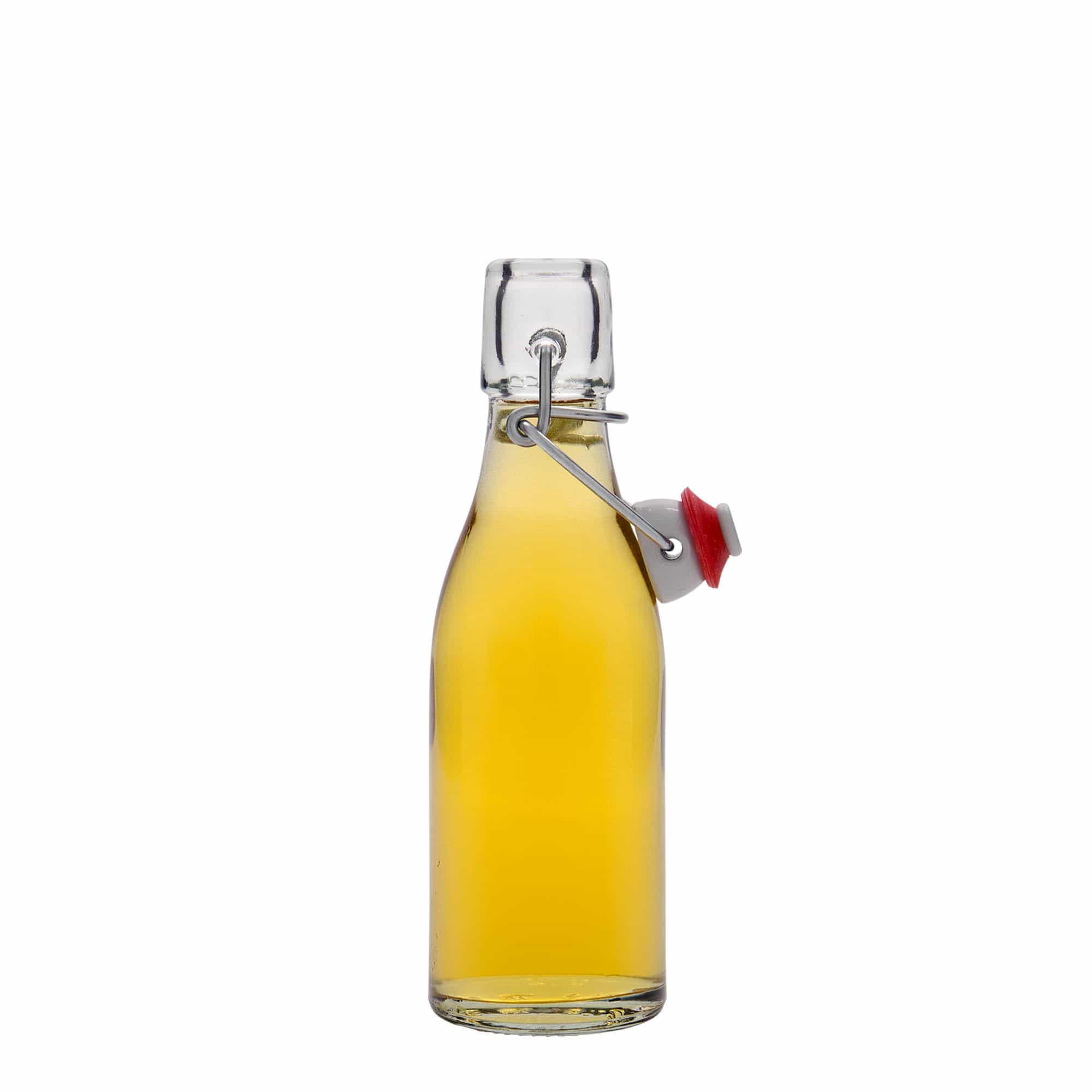 Butelka szklana 200 ml „Paul”, otwór: zamknięcie na zawias