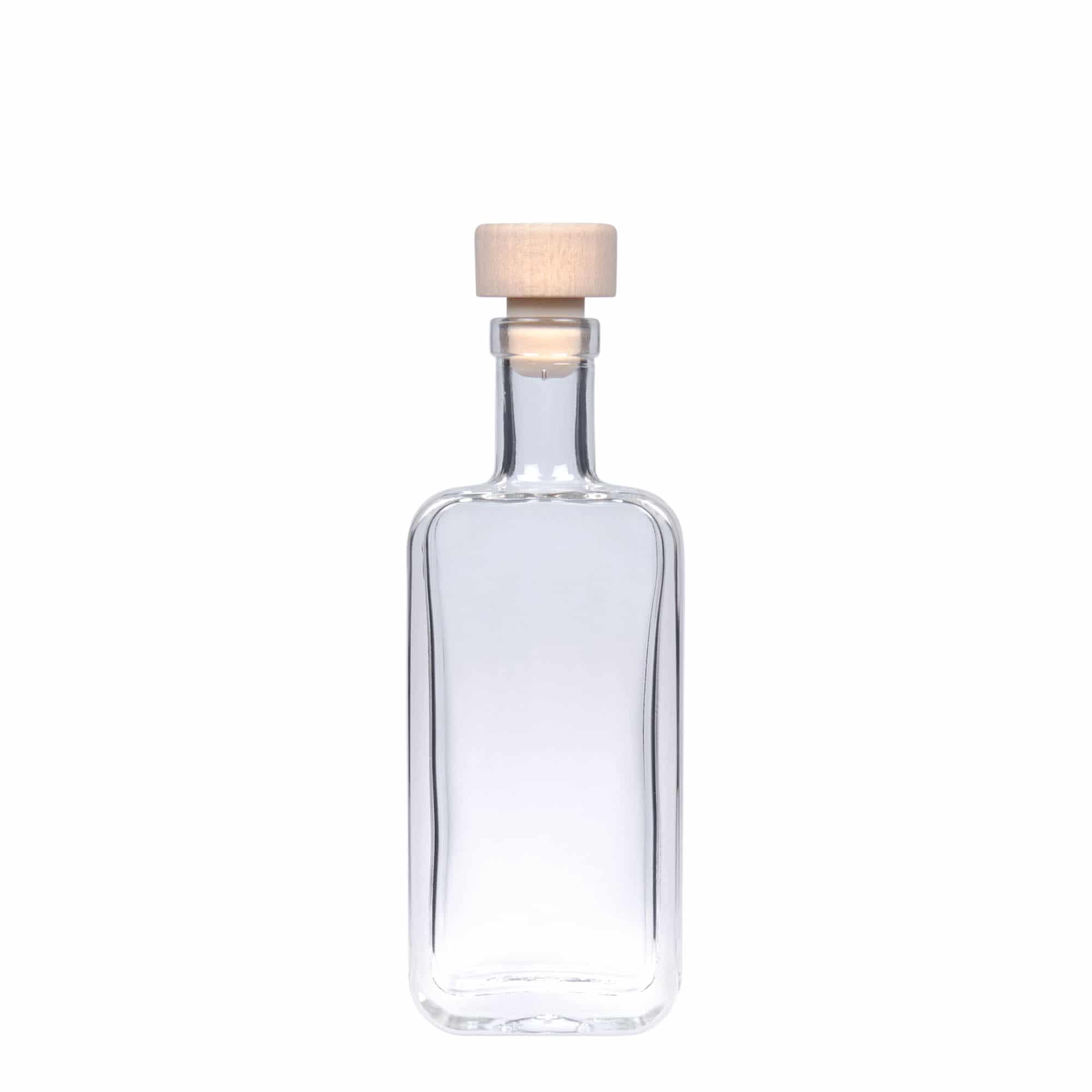 100 ml butelka szklana „Nice”, prostokątna, otwór: korek