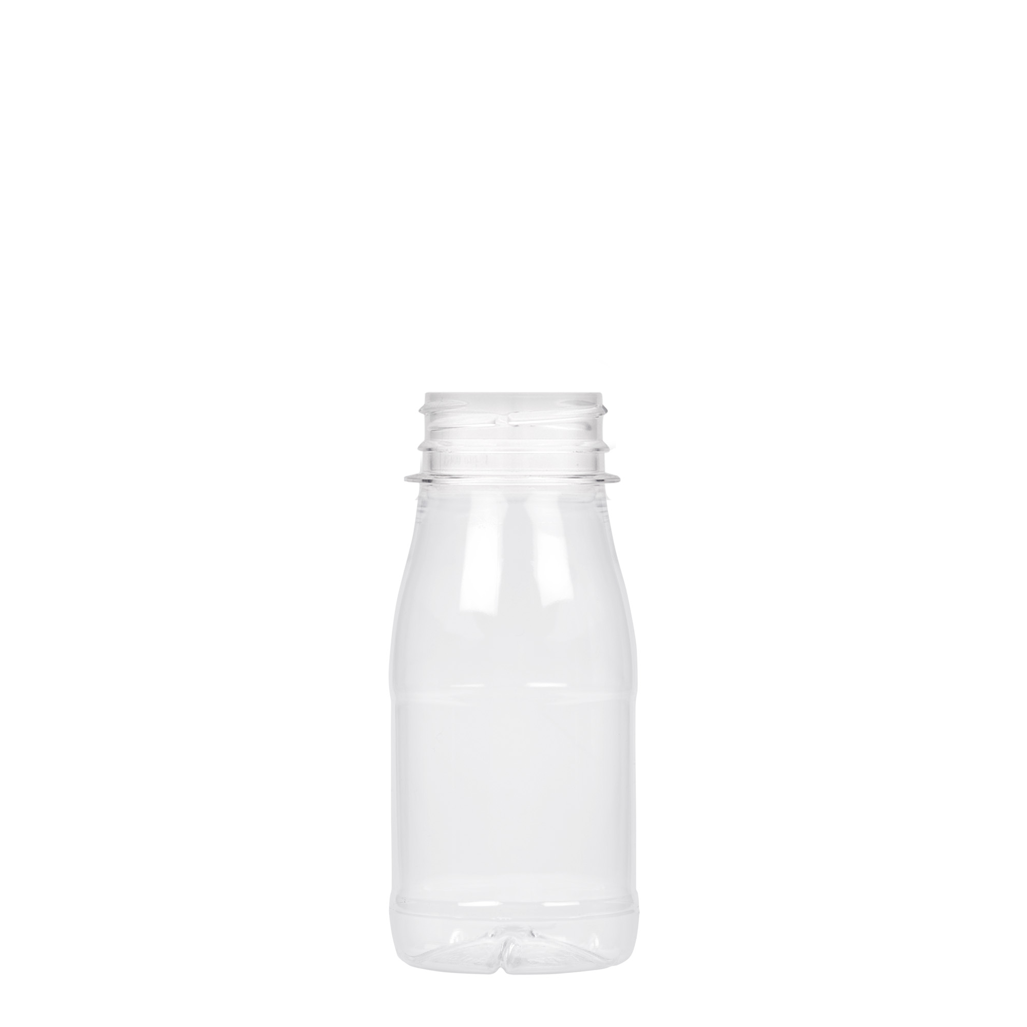 150 ml butelka PET „Milk and Juice”, tworzywo sztuczne, gwint: 38 mm