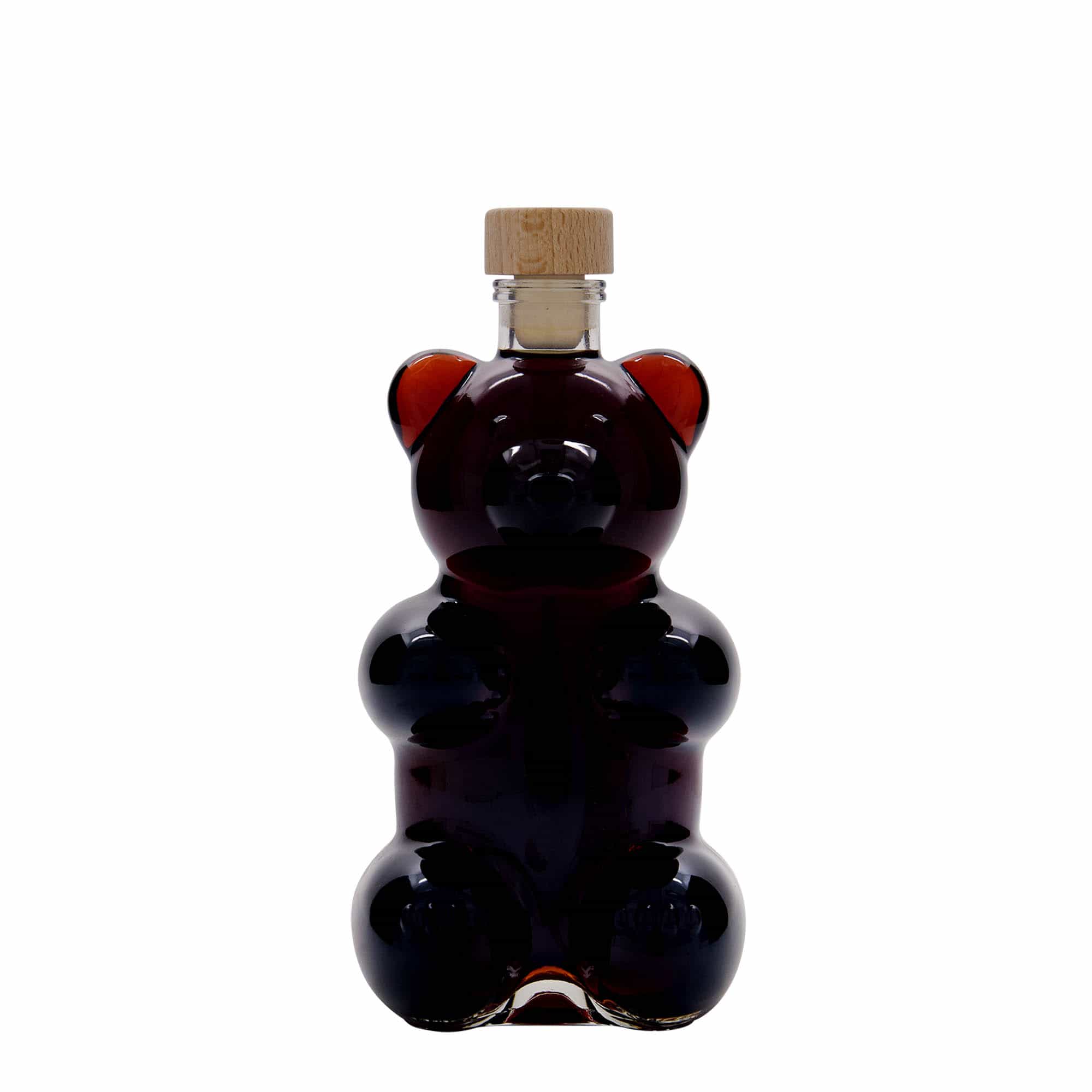 350 ml butelka szklana 'Niedźwiedź', zamknięcie: korek